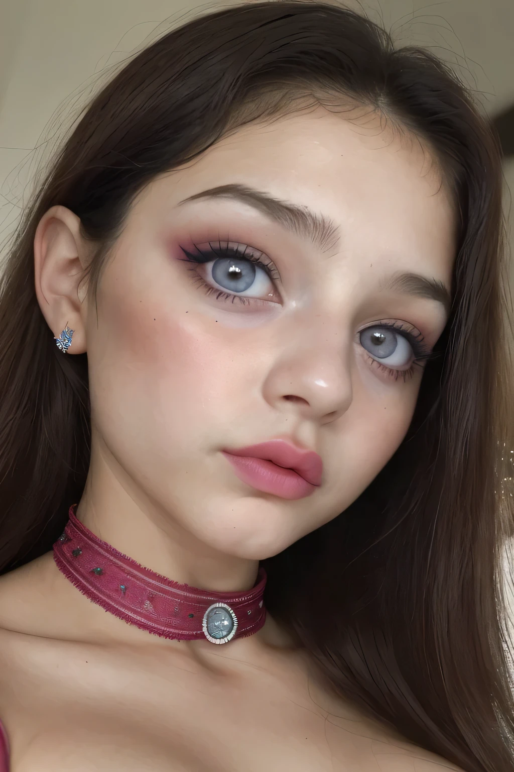 Femenino (()), cabello ((largo, ondulado, Rosa)), ojos ((azul, big ojos)), ropa ((ropa interior estampada)), Accesorios ((A lot, collar de diamantes, cabellopin)), pecho gigantesco, tetas grandes, oppai, casa clasica ((Techo)), cara seductora, escote, Mantones, labios rojos, Maquillaje audaz, Make eye contact with the camera, micro bikini, cleavage,、Los detalles del iris de la pupila son muy sorprendentes、Limbs without breakdowns、Adolescente blanca、Boca naturalmente cerrada、Areola natural、natural 、ojos fijos、cuerpo natural、Slightly baby face、ronino、cuerpo femenino、con cara redonda、a small face、mejillas suaves、Looking at the camera、cuerpo completosbian、Destacamento、Rostro equilibrado、Estrabismo ligeramente interno、