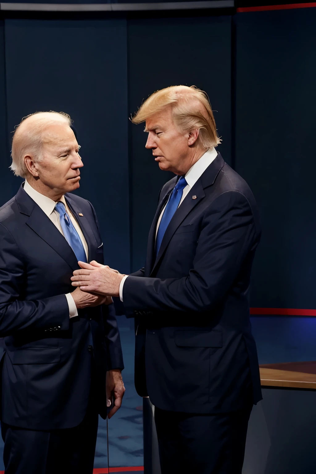 Joe Biden and Donald Trump in Debate