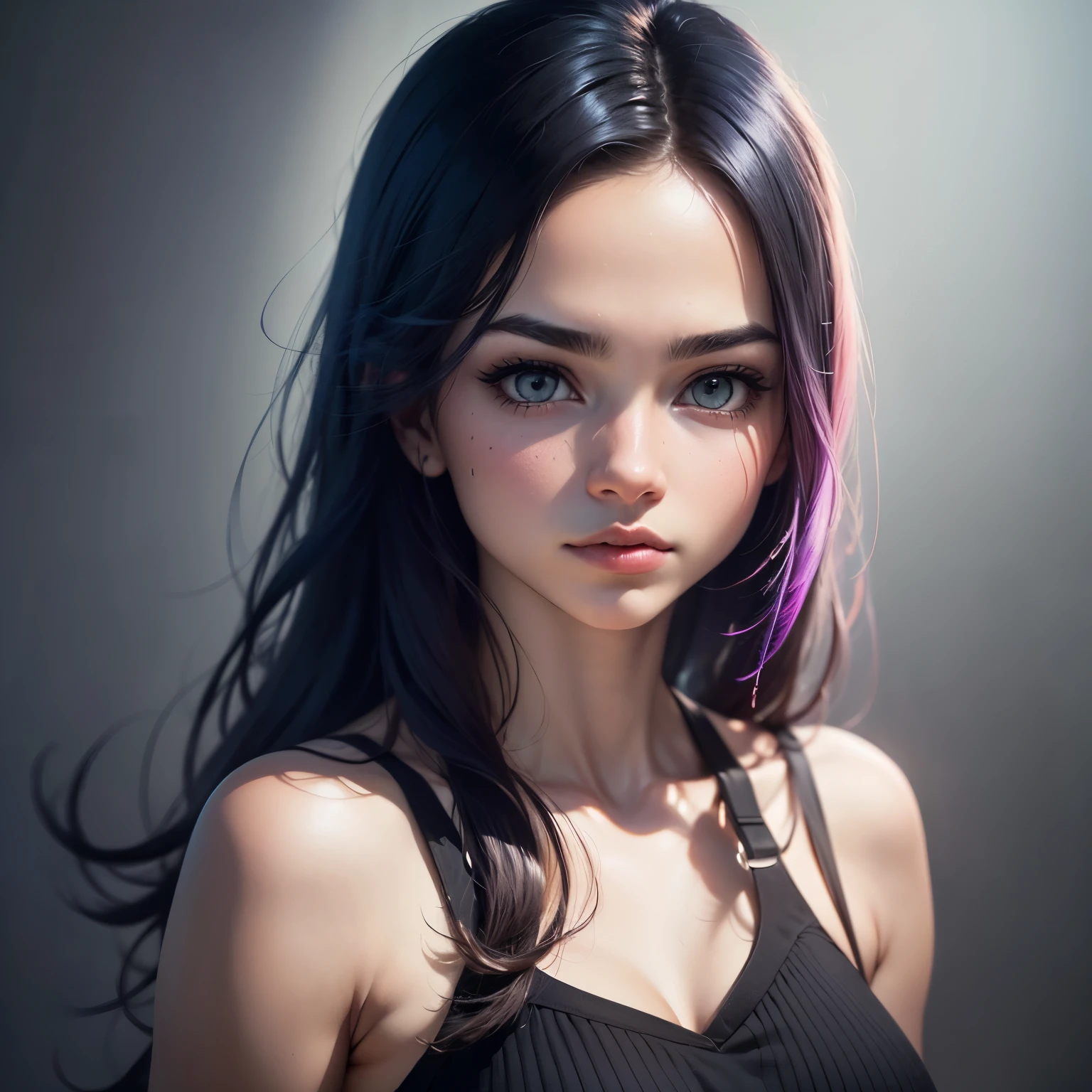 obra-prima, melhor qualidade, (extremamente detalhado CG unidade de papel de parede 8k, obra-prima, melhor qualidade, ultra-detalhado, melhor sombra), (fundo detalhado), (belo rosto detalhado, belos olhos detalhados), Alto contraste, (better lighting, um extremamente delicado e belo),1girl,((respingos de tinta colorida em fundo transparente, dulux,)), ((Caustic)), dynamic angle, brilho detalhado bonito, corpo inteiro
