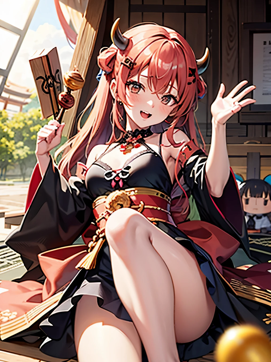 girl,setsubun,angle from below