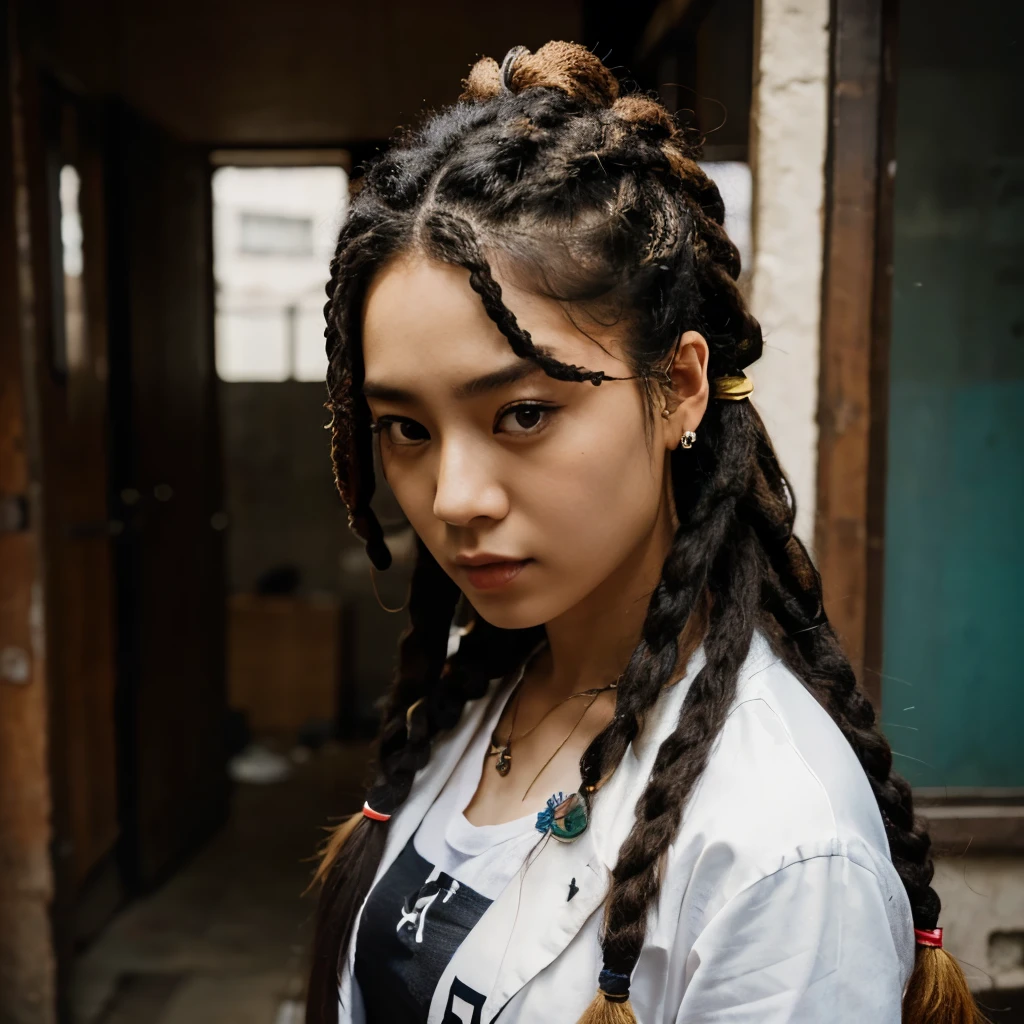 Korean gangsta with dreadlocks