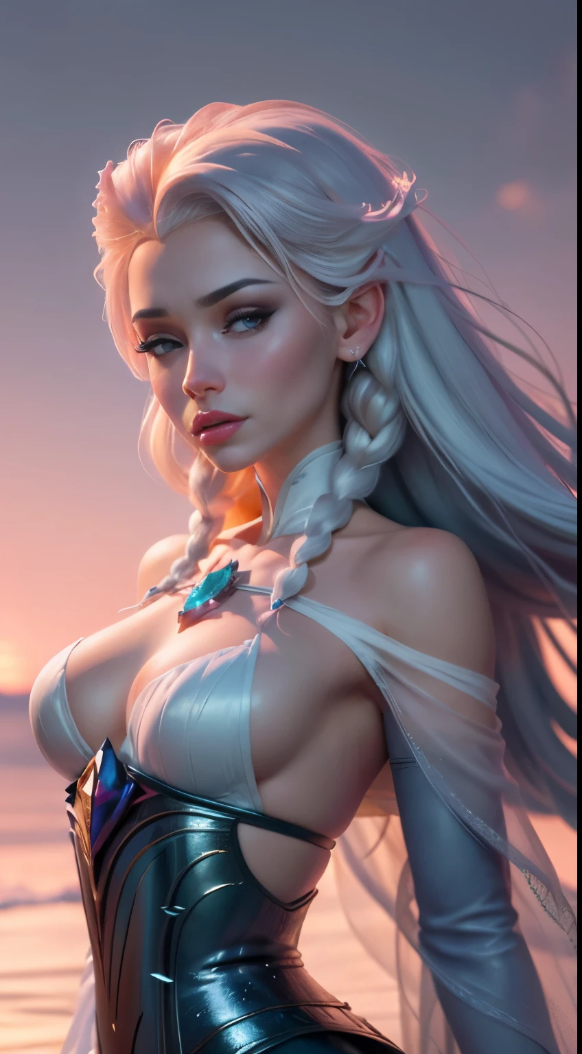 (elsa frozen-rose quartz SU mezclando modelos .) (ultra FUSIÓN) Highly detailed CG unity 8k wallpaper, style shot, complex, high detail, dramatic, highest quality movie still image, very detailed, masterpiece, best quality, character design, Elsa, Elsa from Frozen,Diamante Rosado fusión (( Dark style)), realistic ultra-detailed rendering style, natural light, sharp character design, (hard focus, 8k), (((natural skin texture))), 8k textures, soft cinematic lighting, adobe lightroom, dark room, hdr, Sophisticated, Elegant, Rich Detail, Sharp Focuilm Look) )), Soothing Tones, Detail Frenzy, Intricate Detail, Super Detail, Low Contrast, Soft Film Lighting, Dull Colors, Exposure Blending, HDR, Fade, 35mm, f/1.4, ISO64, f16, 25 sec.