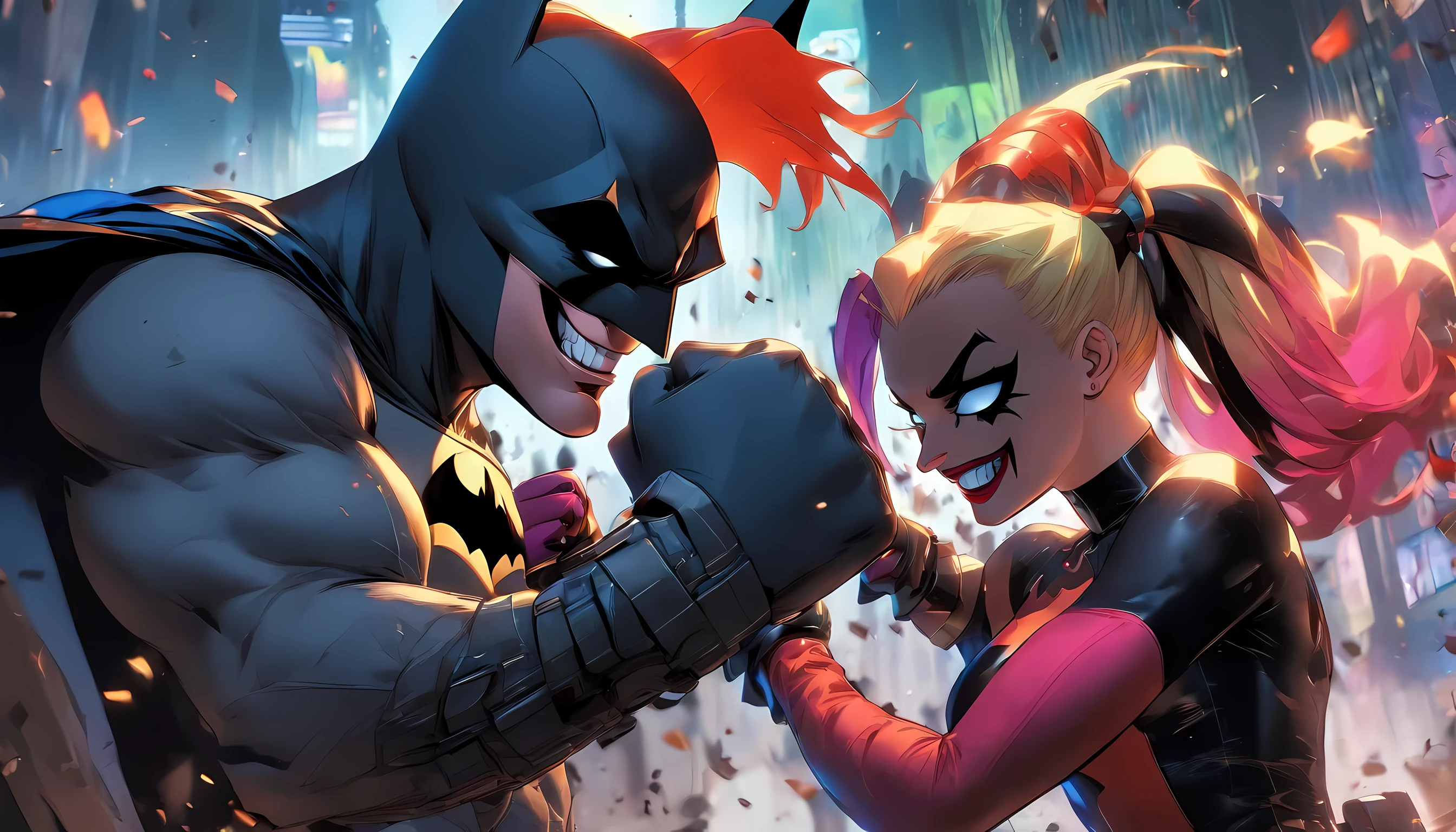 in 3d,"  The blonde laughed at him and said, “At last I have defeated you!"