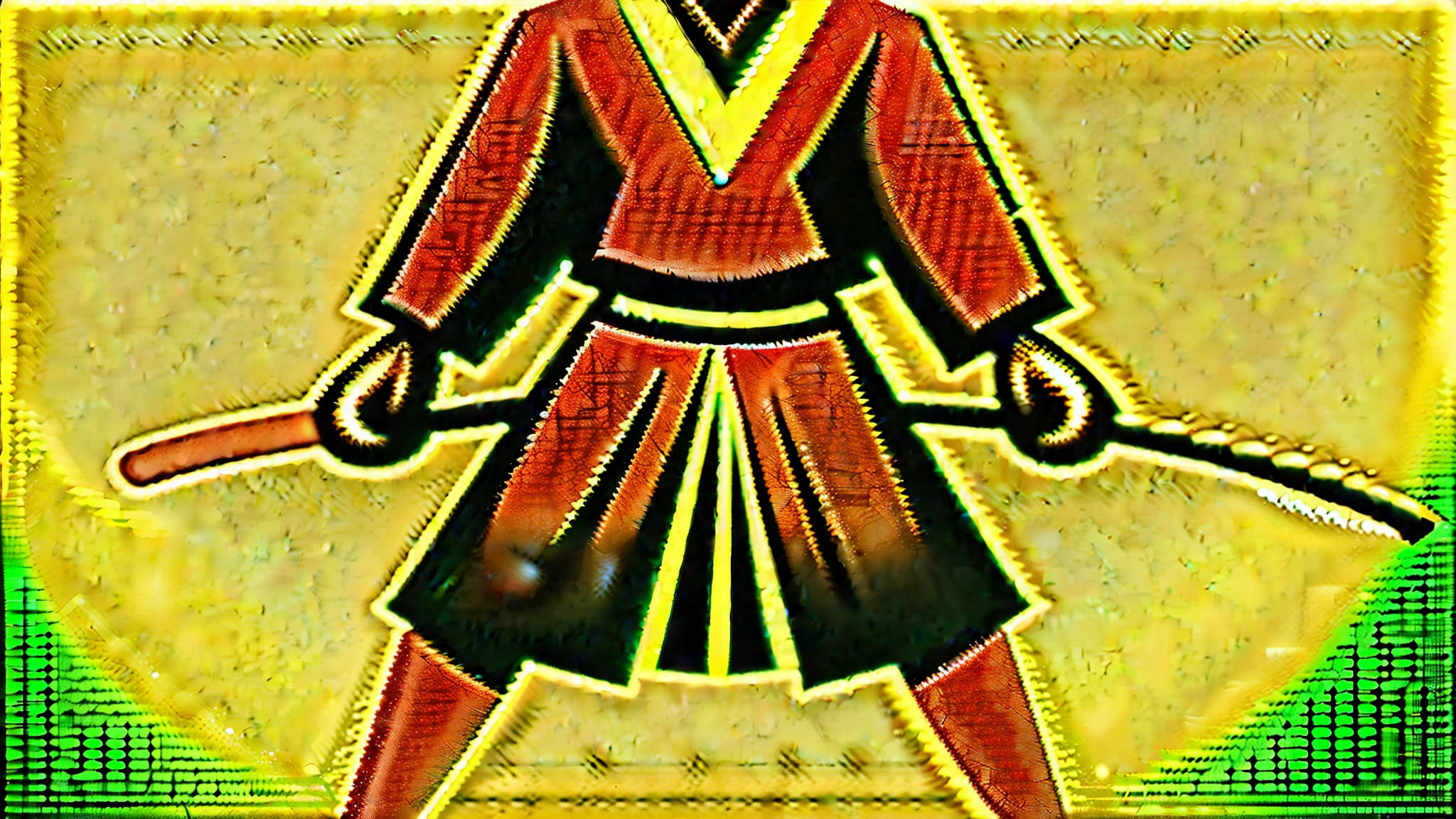 (Mejor calidad,4k,8k,high resolution,obra maestra:1.2),ultra detallado, Realista:1.37,samurai,feudal Japan,portador de la bandera,Armadura de cuerpo completo,sinister atmosphere,espada samurai detallada,guerrero tradicional,severe facial expression,gloomy lighting,Japanese traditional art style,colores oscuro