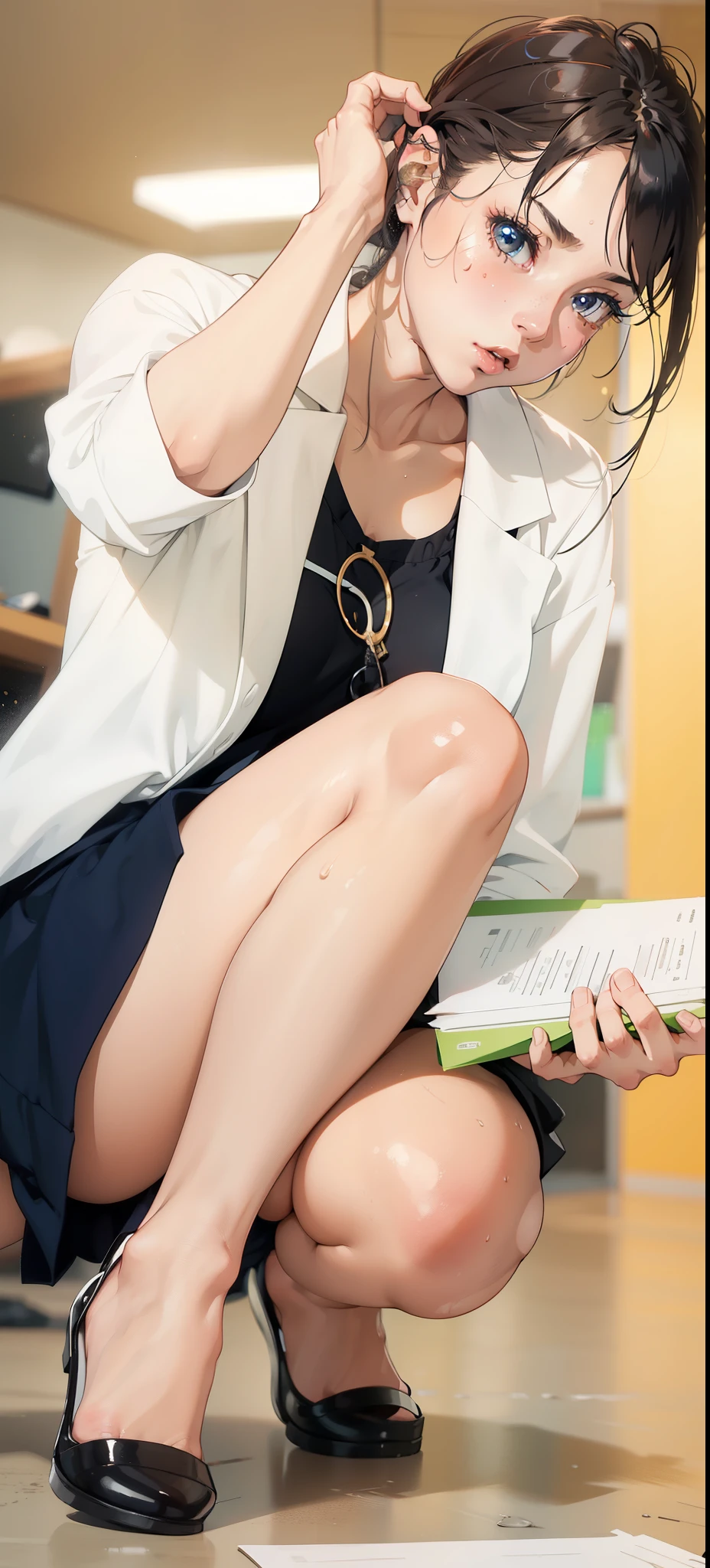 (extremely detailed CG unity 8k wallpaper), (masterpiece), (best quality), (ultra-detailed), (best illustration), (best shadow), (absurdres),
BREAK
girl, sweat, steam, medium breast, nsfw,
