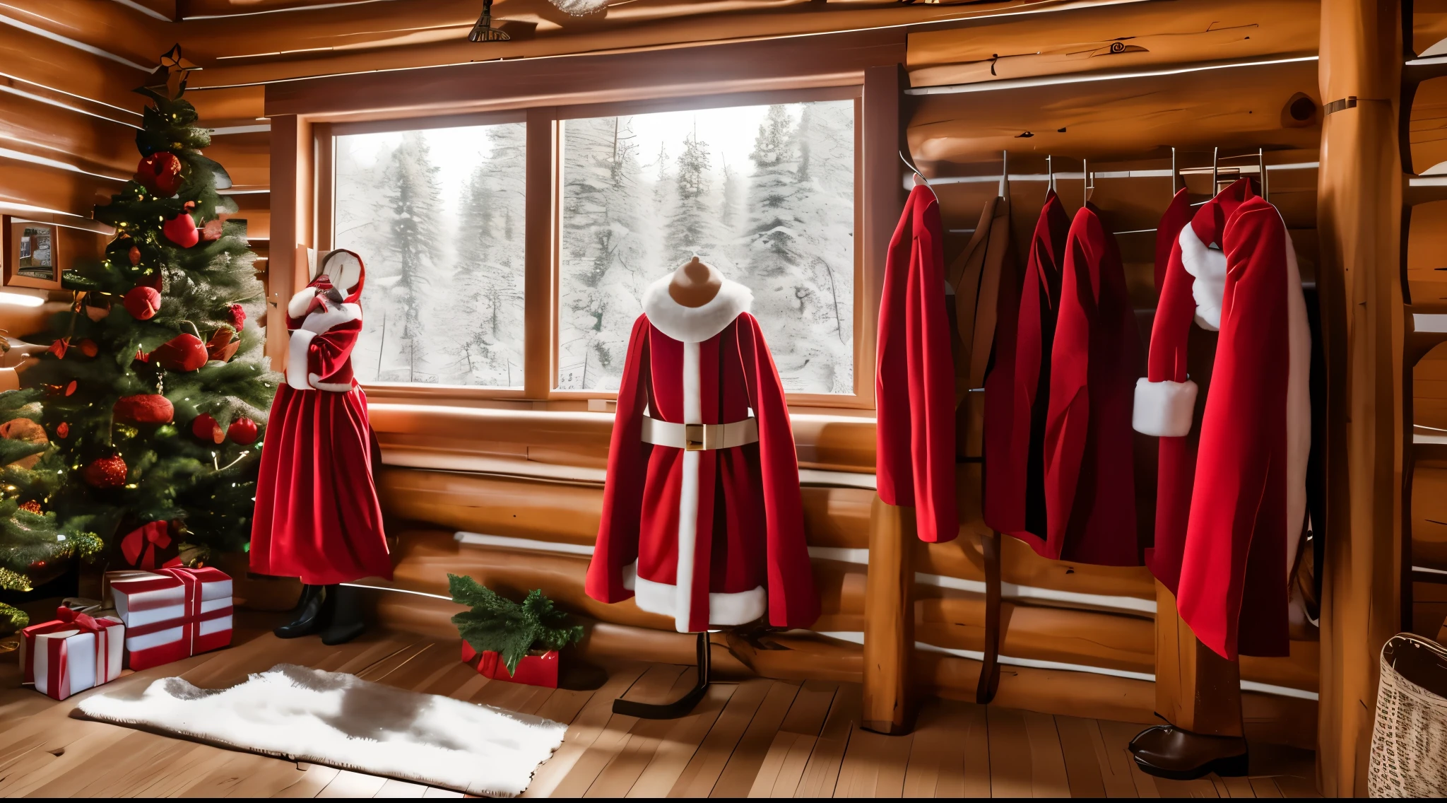 santa claus costume for women