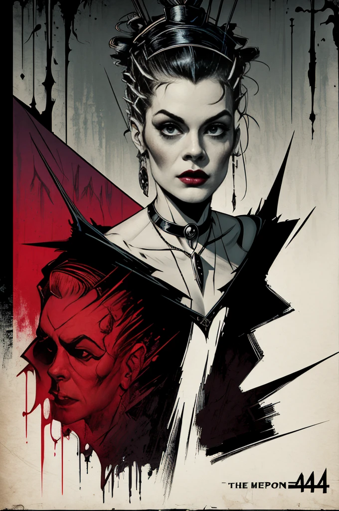 love and death, inspired by Bill Sienkiewicz
