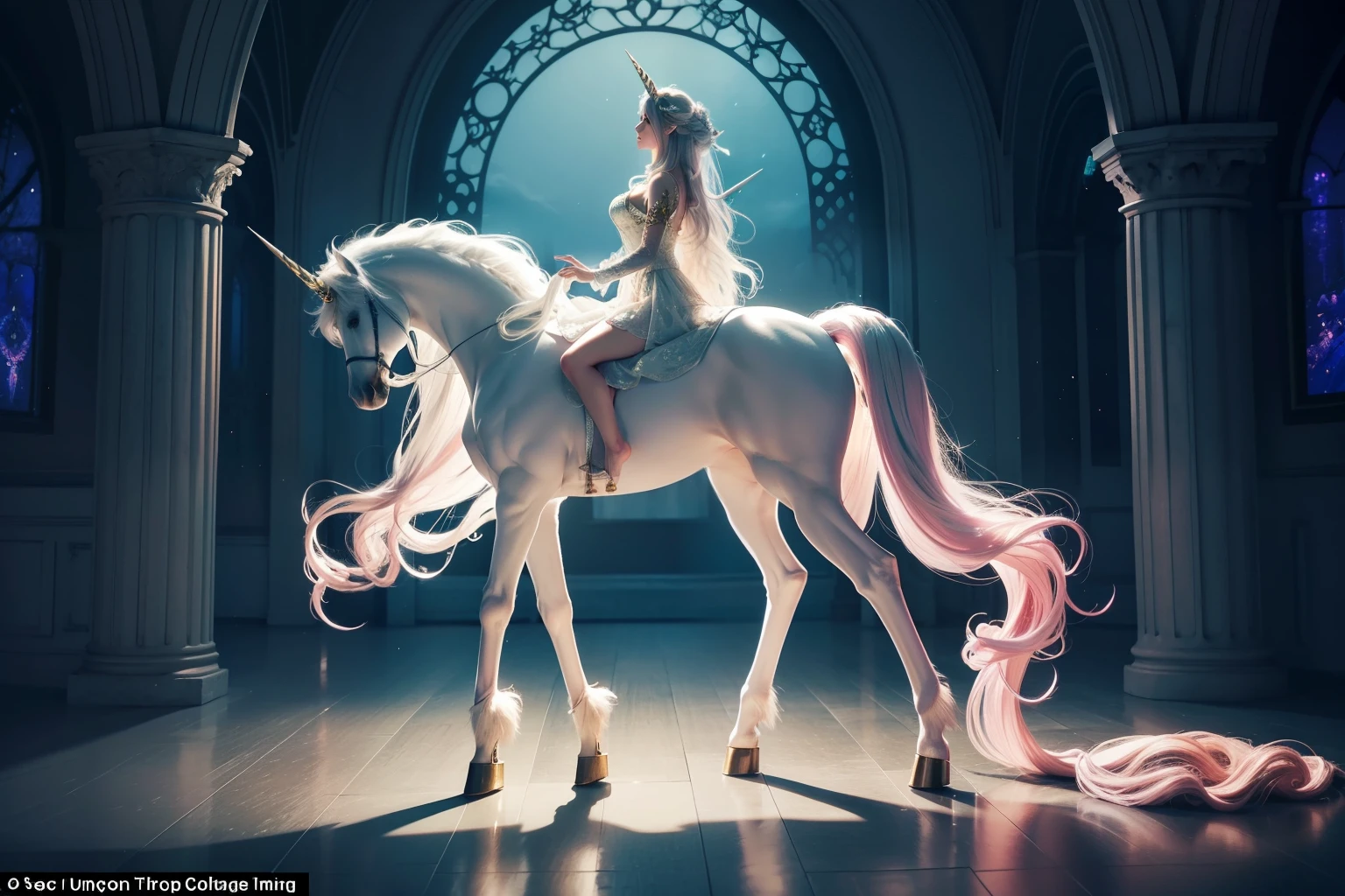 Enchanting Unicorn and Maiden, Masterpiece, Best Quality, Fantasy, Full Body Shot, --ar 1:1,
A captivating scene of an ethereal maiden gently caressing a majestic unicorn against a dreamlike, whimsical backdrop. Intricately detailed, this work of art showcases the unicorn's lustrous coat, spiraling horn, and soft, graceful movements. The maiden's delicate features, elegant gown, and flowing locks complete the magical fusion of beauty and harmony --ar 1:1.