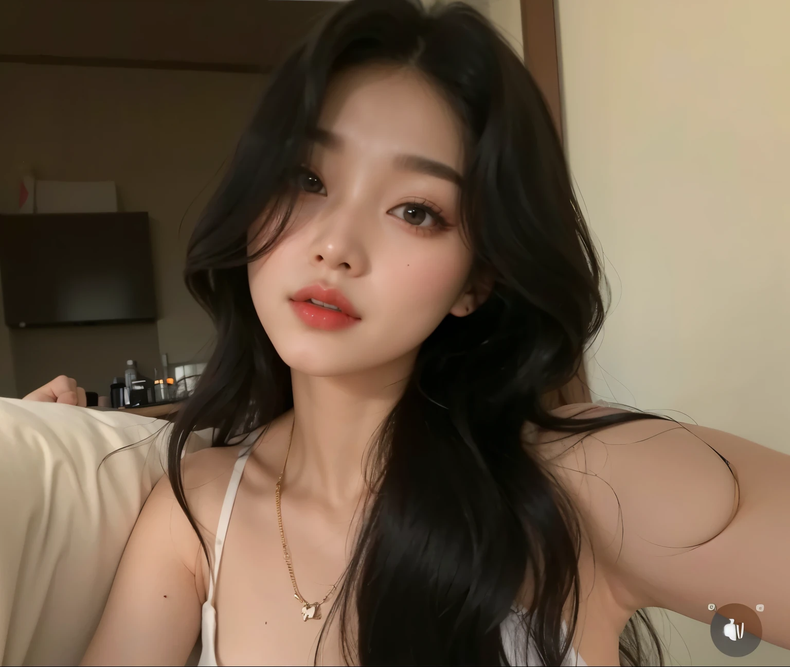 a close up of a woman in a black top and white pants, pokimane, gorgeous young korean woman, beautiful young korean woman, blackpink jennie, tzuyu from twice, heonhwa choe, beautiful south korean woman, roseanne park of blackpink, korean girl, gemma chen, sun yunjoo, jaeyeon nam, lalisa manobal, a young asian woman, joy red velvet