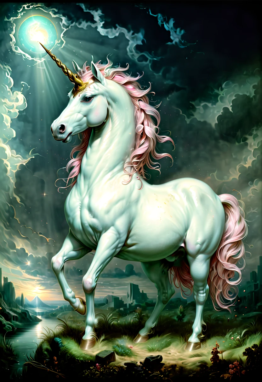 Fantasy Unicorn, by Gustave Doré