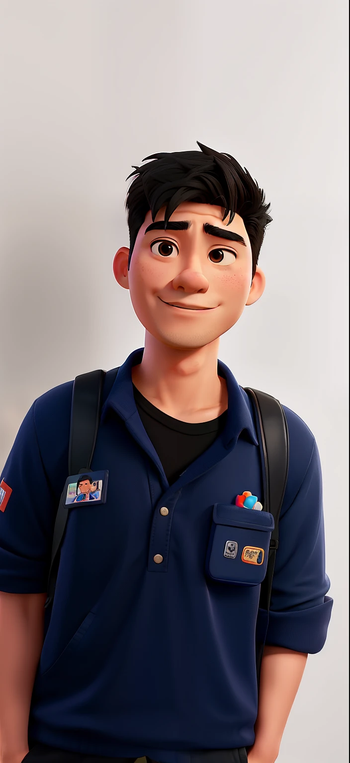 asian man with a backpack and a backpack standing in candy statue, birthday cake on the table, around 25 years old, profile picture, 8k selfie photograph, headshot profile picture, professional profile picture, portait photo profile picture, detailed unblurred face, in front of amusememt park background, profile pic, taken at golden hour, portrait mode photo, during summer