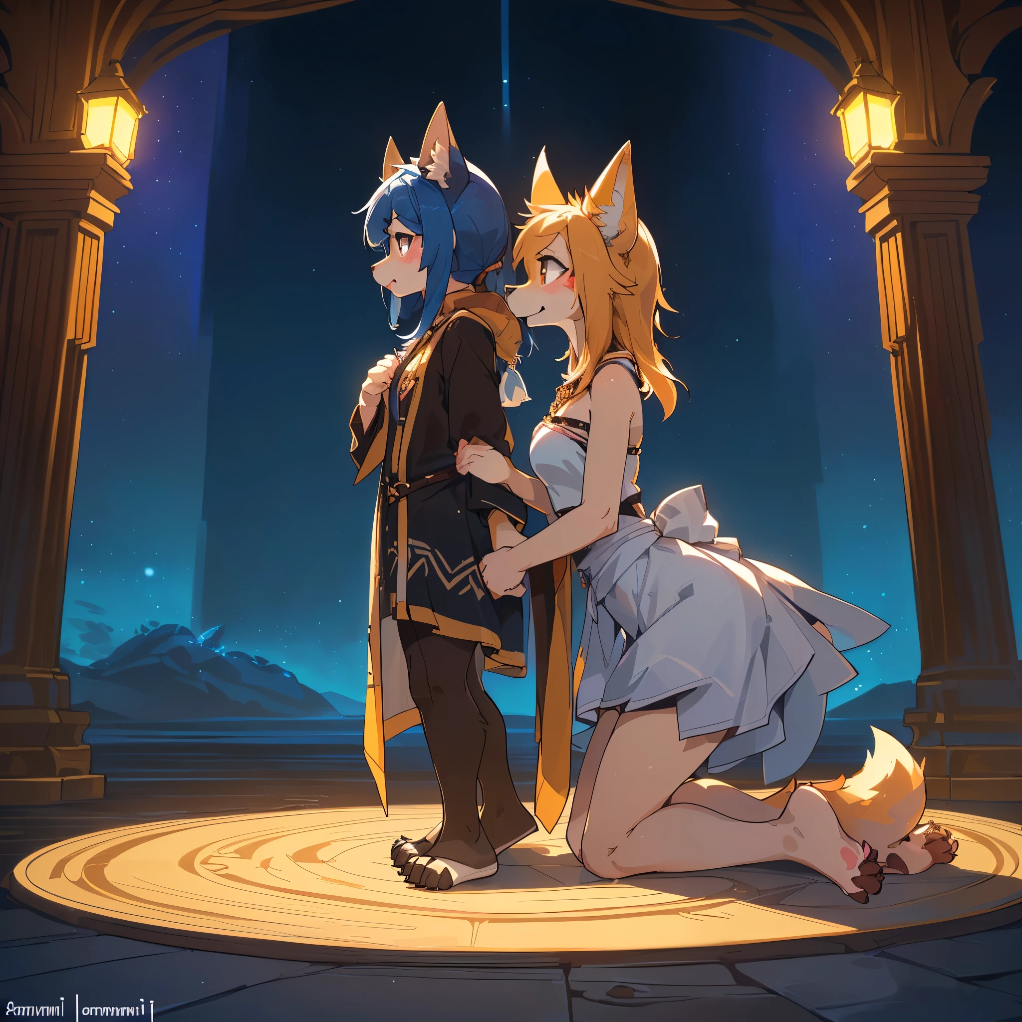 detailed background, furry female, (foxes), anthro, blush, (1 girls), rear view, (gaping, (small , , slim, girls1.3), pawpads, standing, kneeling, feminine, large eyes, feet visible, side view, (symmetrical), detailed fur, masterpiece, best quality, photorealistic, hyperrealistic, ultradetailed, detailed background, photo background, [by dagasi|ancesra:0.5], (by foxovh|by personalami), (by einshelm|by tom_fischbach)], juice:1.4)