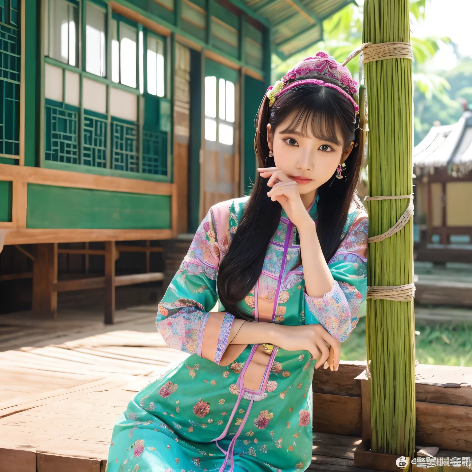 Wanita Korea usia 18 tahun mengangkang di ranjang tanpa busana,disamping terlihat pria kekar memegang dadanya,best quality, detail