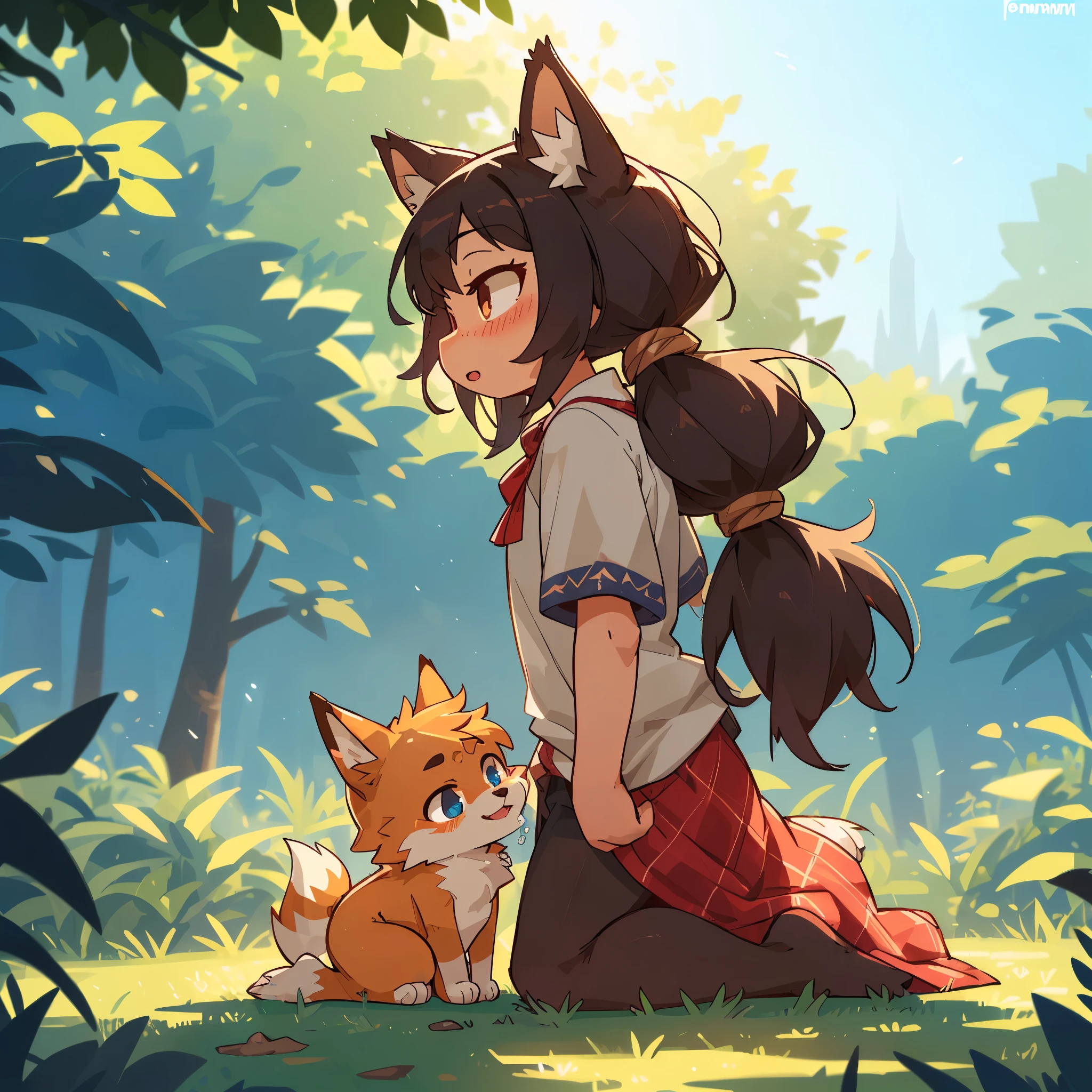 detailed background, furry female, (foxes), anthro, blush, (1 girls), rear view, (gaping, (small , , slim, girls1.3), pawpads, standing, kneeling, feminine, large eyes, feet visible, side view, (symmetrical), detailed fur, masterpiece, best quality, photorealistic, hyperrealistic, ultradetailed, detailed background, photo background, [by dagasi|ancesra:0.5], (by foxovh|by personalami), (by einshelm|by tom_fischbach)], juice:1.4)