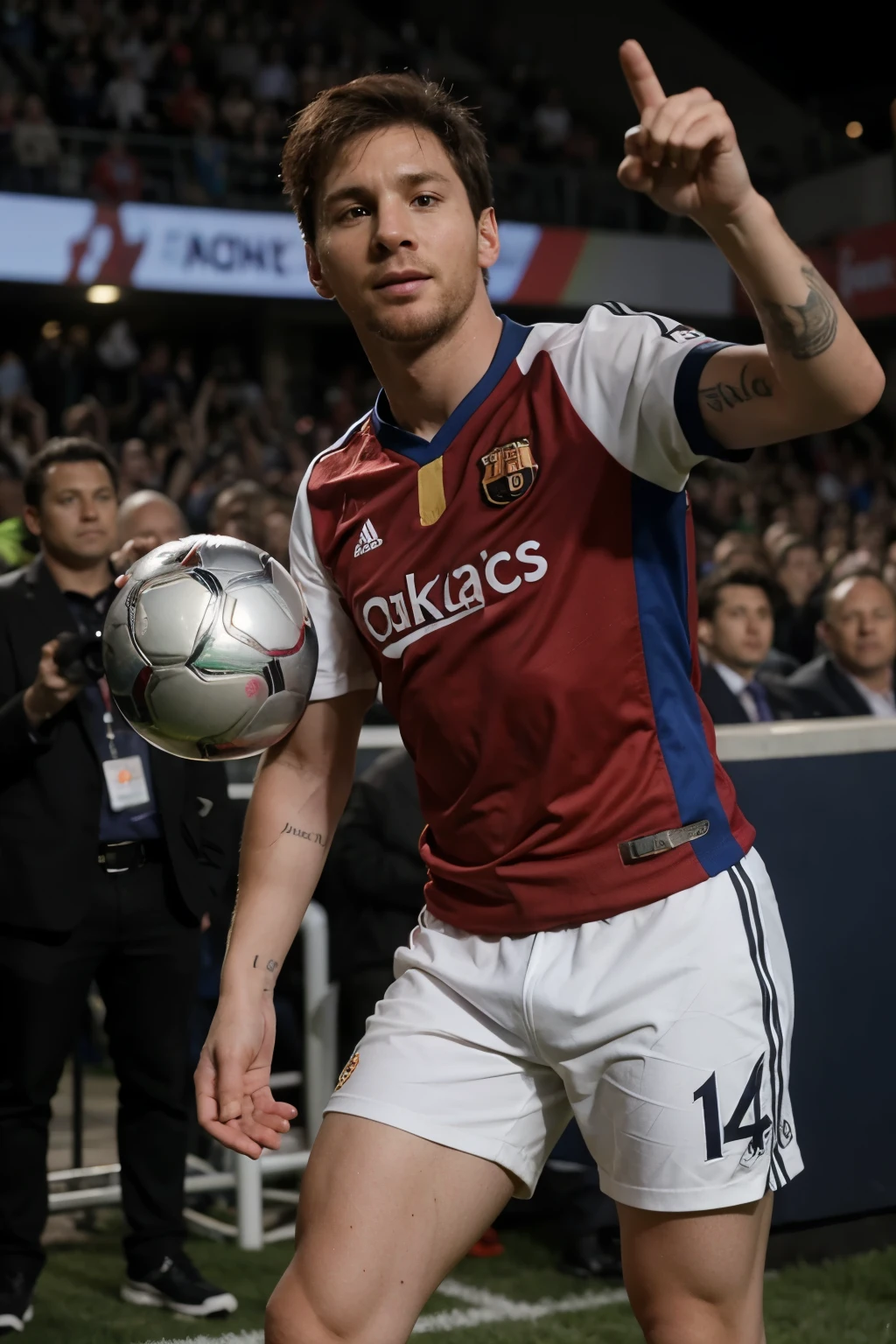 messi con una libertadores