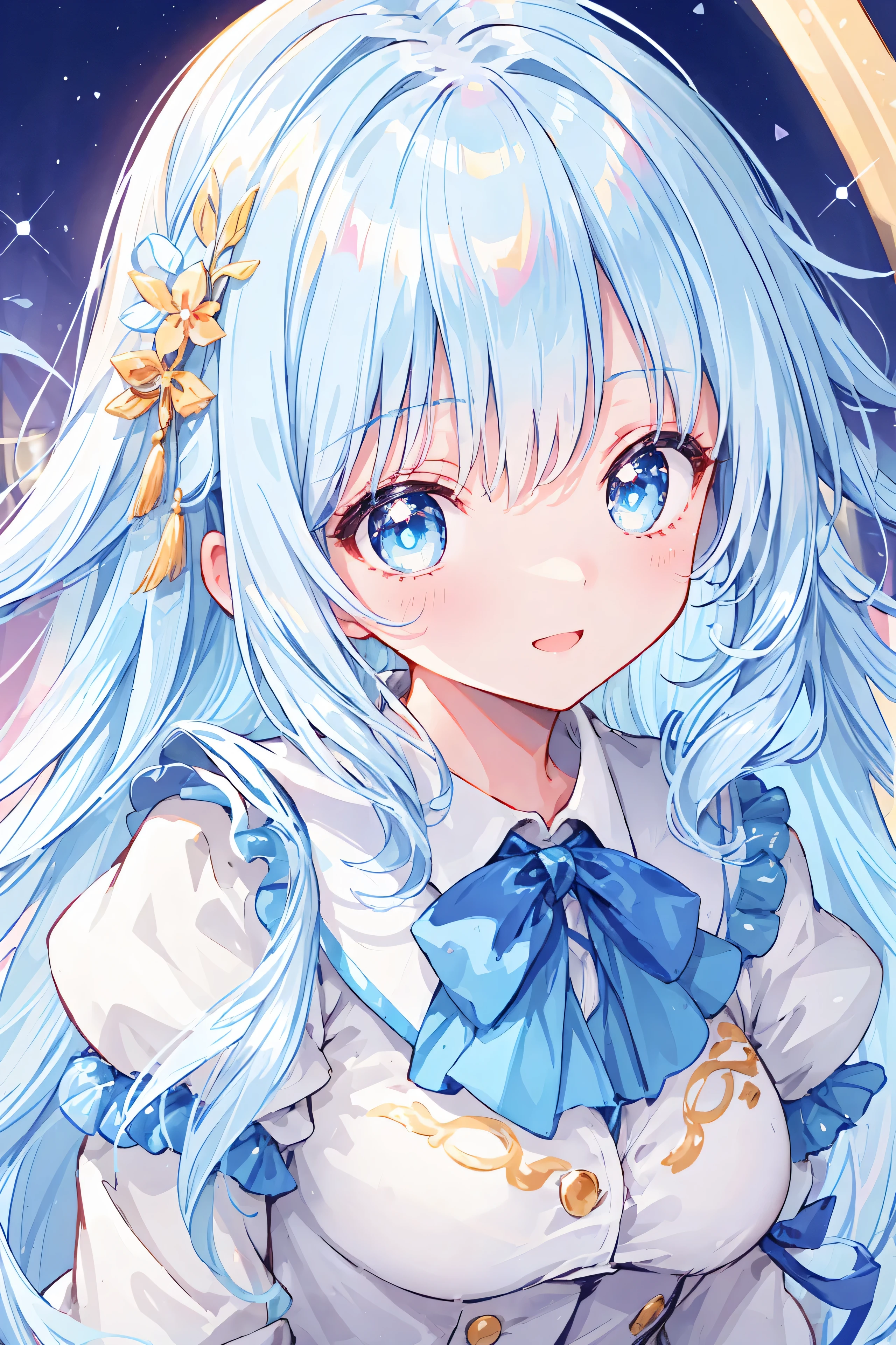 Cheveux couleur chair,poreux、Uniformes scolaires、expression lumineuse、Le visage le plus mignon du monde、peau blanche et brillante, jeune et brillante、Les plus belles et les plus belles du monde、fille de beauté ultime、Le plus beau dans le monde,Les cheveux couleur chair les plus brillants、cheveux brillants、Cheveux très longs et soyeux、Une belle frange qui brille、Yeux bleu clair étincelants et charmants、Très gentille et charmante fille de 、Buste luxuriant