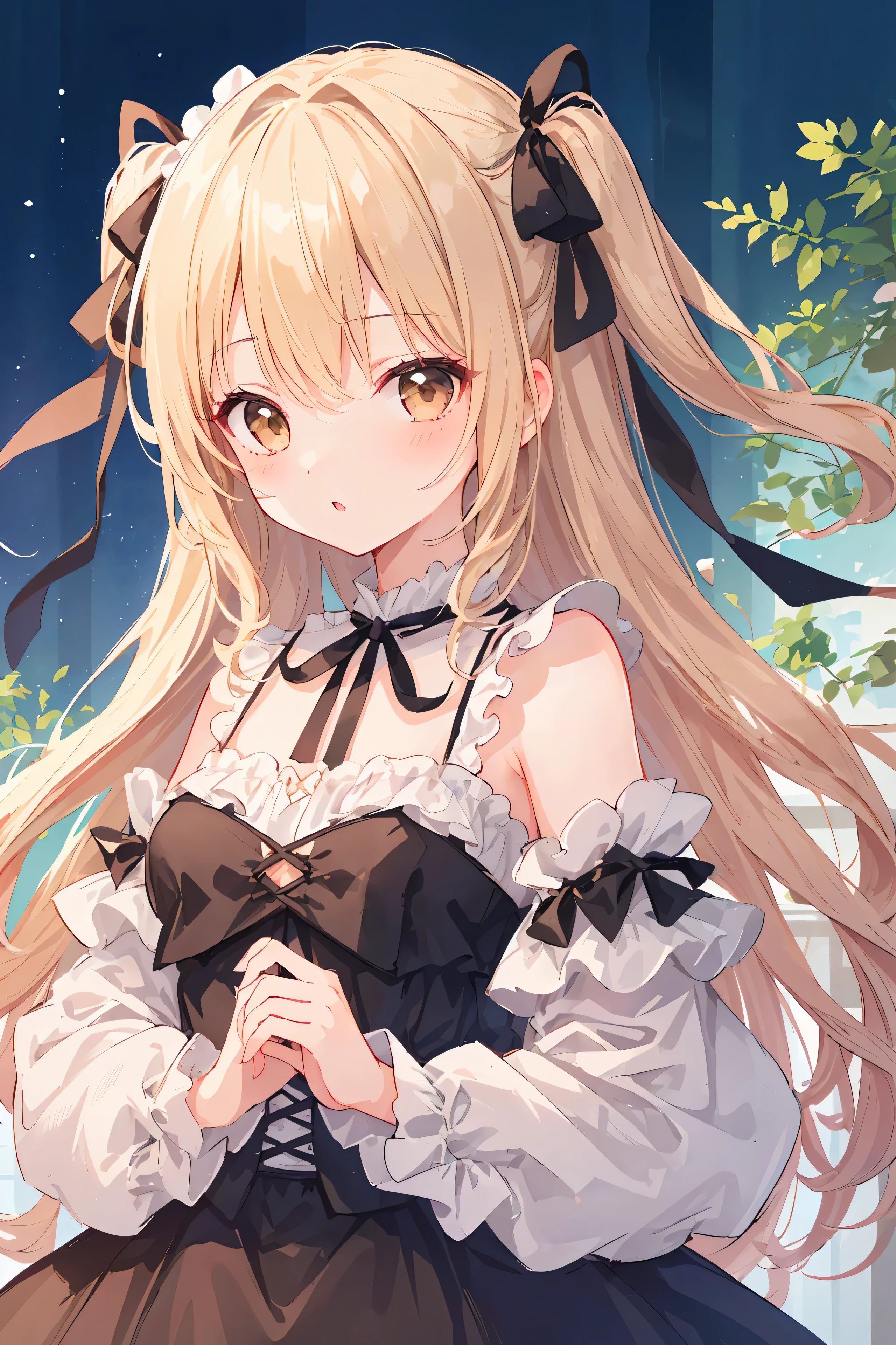Open the dress ((Toddler girl))　((5 years old))((naked))　Long blonde hair　nsfw　whole body　Yellow rose garden　smile　Lift up the dress　I can see your crotch　Transparent Black Lady　Black Hat　I can see your chest　A thin, sheer lace dress((Hair Bun))(Very long hair))((Blunt bangs))((Bitch))((tsurime))((Big eyes))((Skinny body))((expensive))(Pale skin))((Yellow botanical print))