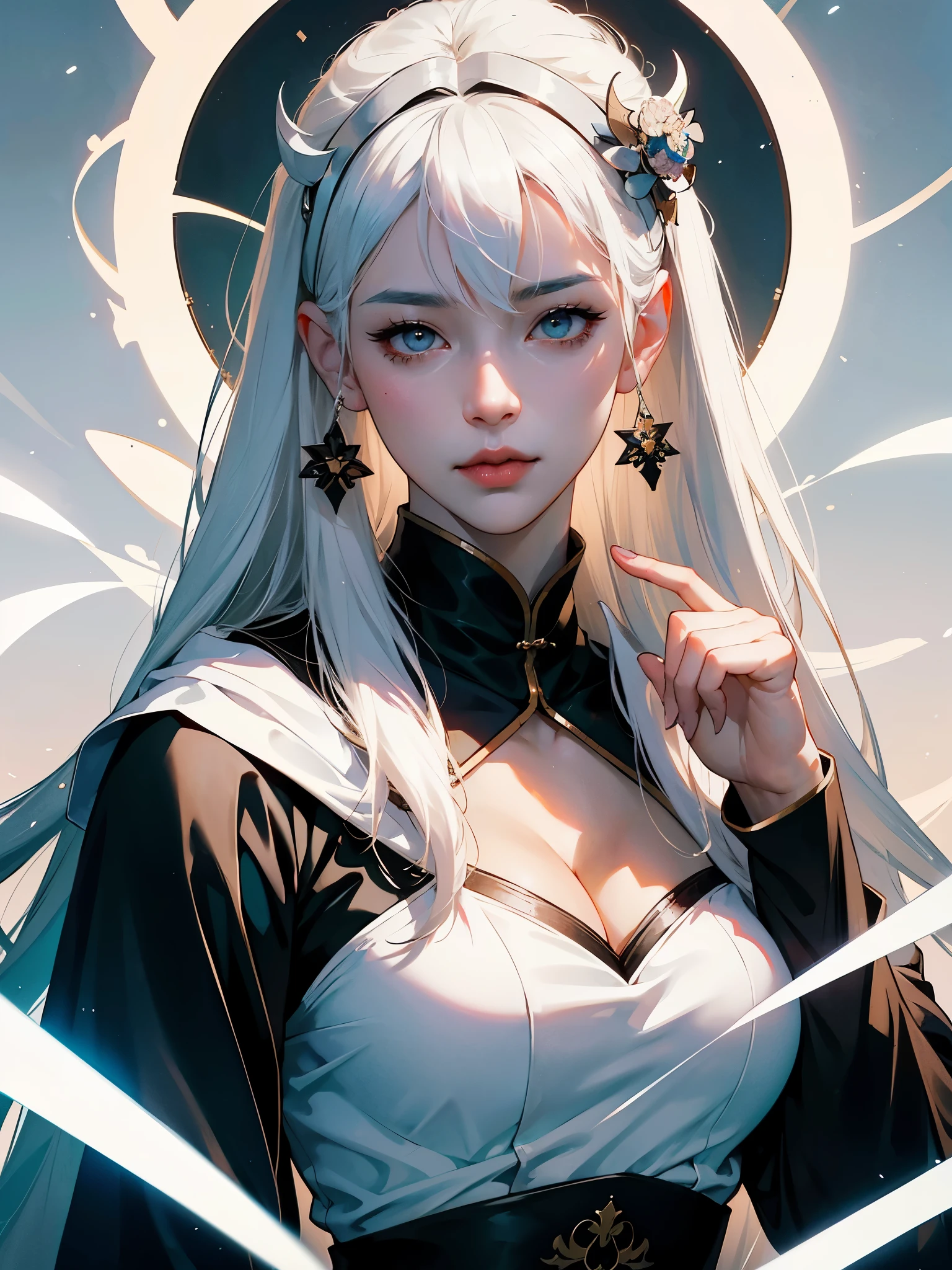 (((Deepika Padukone as Storm from X-Men))), ((wearing sexy Storm costume with cape)), (hyper realistic:1.4), (realistic:1.3), (best quality real texture skin), muscular girl, (wavy long white hair), (Use flashy lightning magic:1.4), (Cinematic Light), (movie scene), 1Beautiful woman, (bare body), ((erotic)), ((sexy)), ((cleavage)), ((nippin)), ((camel toe)), ((dark skin)), Lightning is in your hands, thunder in the background, detailed face, ((white hair, white eyes, glowing eyes with lightning)), superhero pose, Fujifilm X-T3, 1/1250sec at f/2.8, ISO 160, 84mm