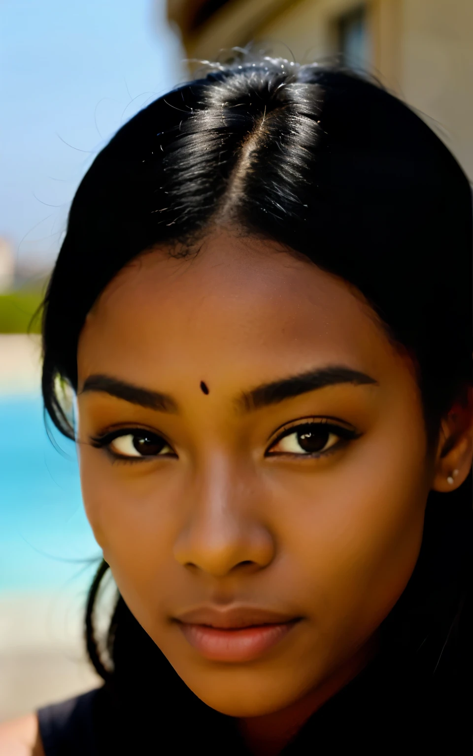 Beautiful black Asian , HD, 4k, Realistic 