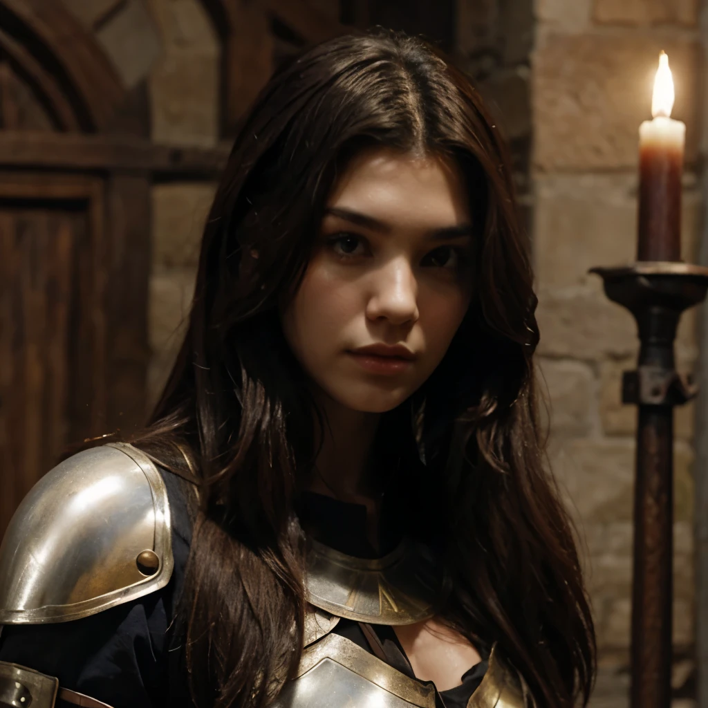 phoebe  cate look alike medieval knight