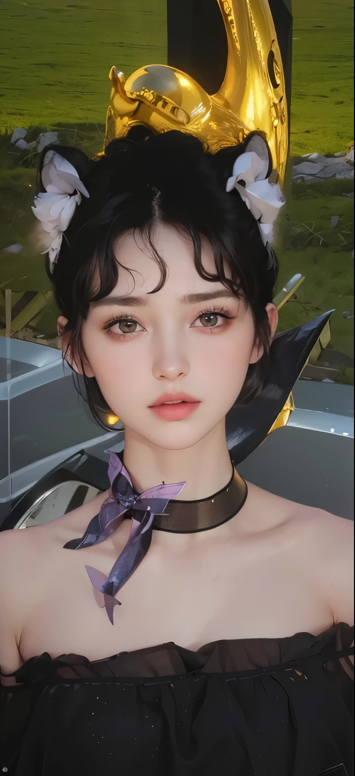 (masterpiece:1.3), (8k, photorealistic, RAW photo, best quality: 1.4), (1girl), beautiful face, (realistic face), (black hair, short hair:1.3), beautiful hairstyle, realistic eyes, beautiful detailed eyes, (realistic skin), beautiful skin, (sweater), absurdres, attractive, ultra high res, ultra realistic, highly detailed, golden ratio