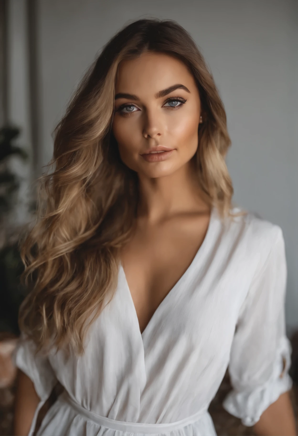 femme avec débardeur et culotte assortis, fille sexy aux yeux bleus, Portrait de Sophie Mudd, portrait corinna kopf, cheveux blonds et grands yeux, Selfie d'une jeune femme, Augen dans la chambre, Violette Myers, sans maquillage, Maquillage naturel, Regarder directement dans la caméra, Visage avec Artgram, maquillage subtil, superbe photo de tout le corps, dans la chambre, clivage