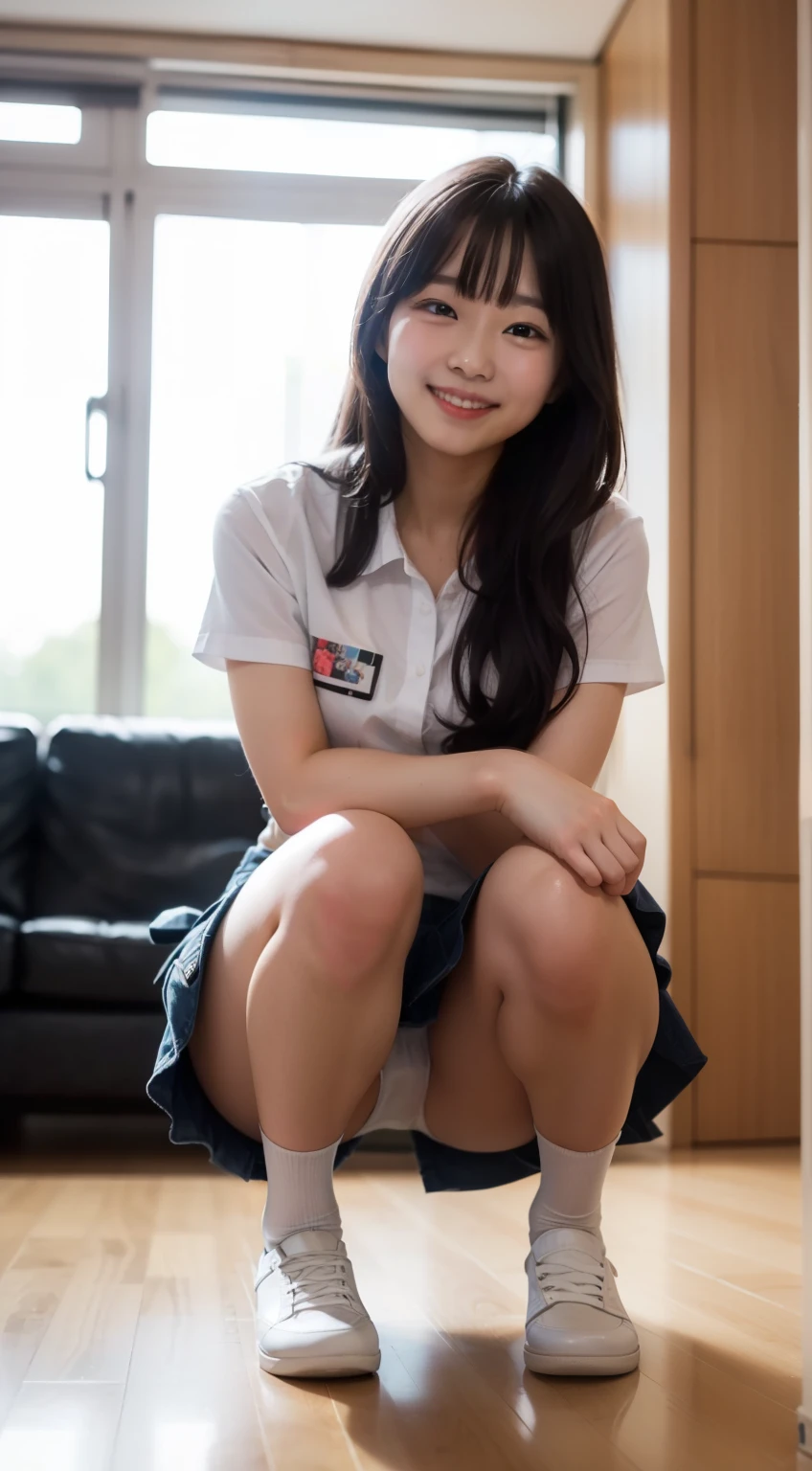 smile、I can see white panties