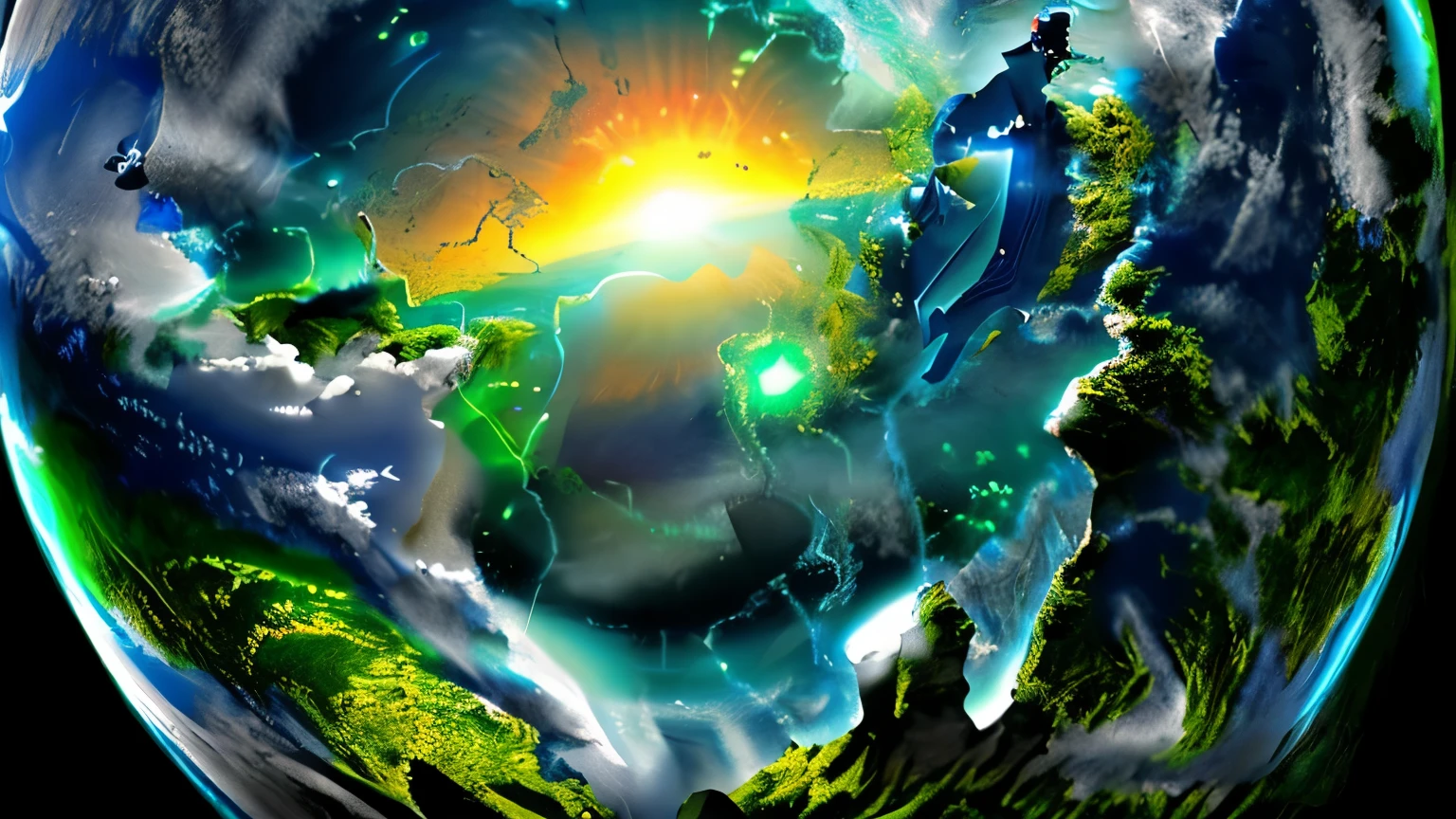 Earth cyber- majestic real HD