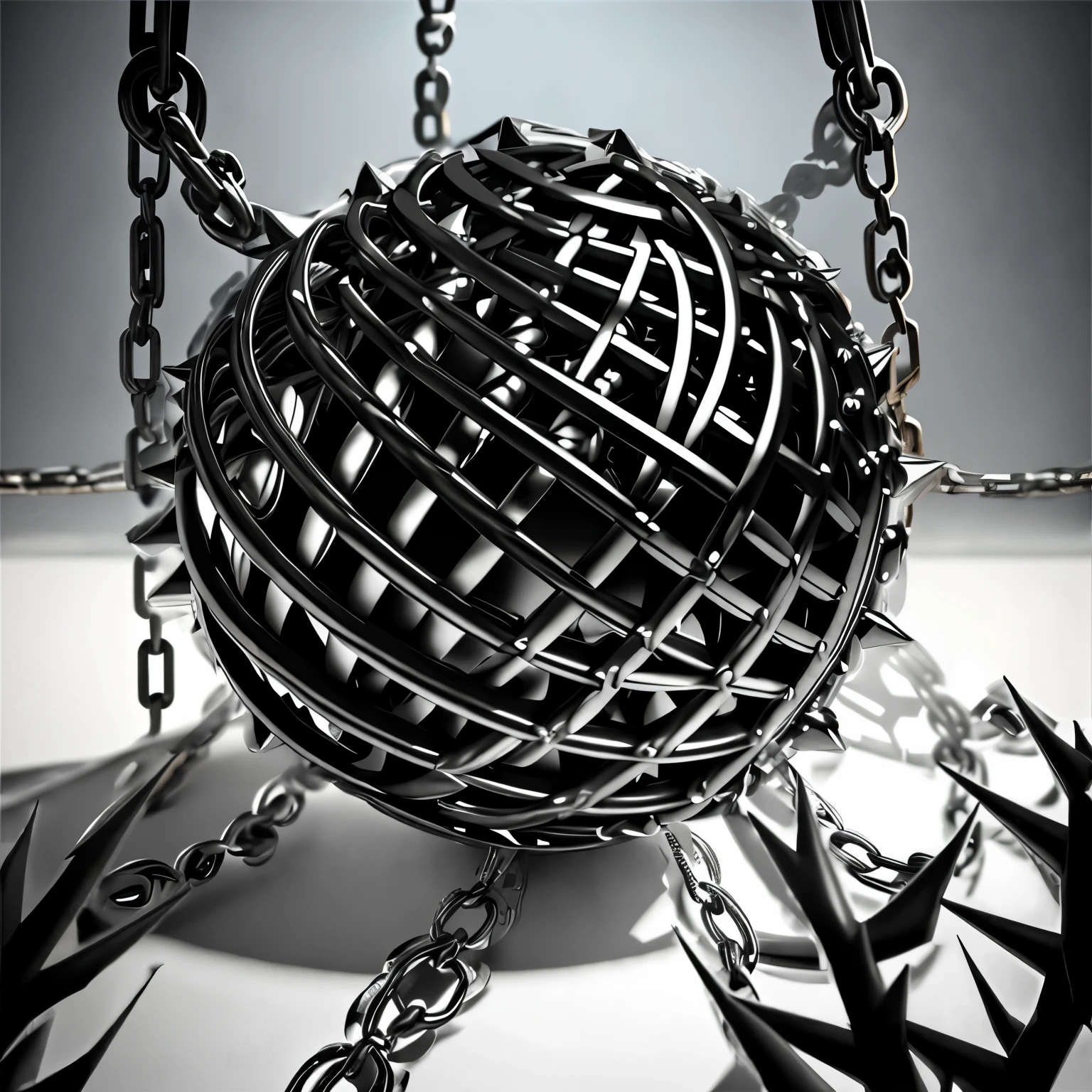 ,sinister,industrial,metal chains,heavy shadows,severe angles,cold atmosphere,dark surroundings,(Chains cover the screen),All chains,chain,Full of chains,(hundreds of chains)