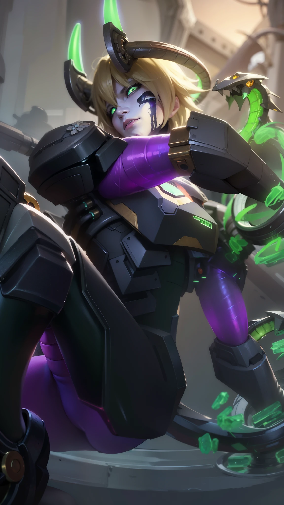 masculine male, masterpiece, ((perfect eyes)) best quality, (semirealism:1.9), beautiful lighting, (extremely detailed CG unity 4k fhd wallpaper), High Detail, Sharp focus, dramatic outdoors, 25 years old, blue short hair, Boy with two big horns, big earrings on ears, elf ear, red eyes, Thick eyebrows, evil smile, grinning, red body, red face, Burning skin, yellow diamonds glistening on chest, burning red skin, golden robe behind, big white belt, 8k, realistic, tato, scary, strong red eye glow (red eye:1.2).