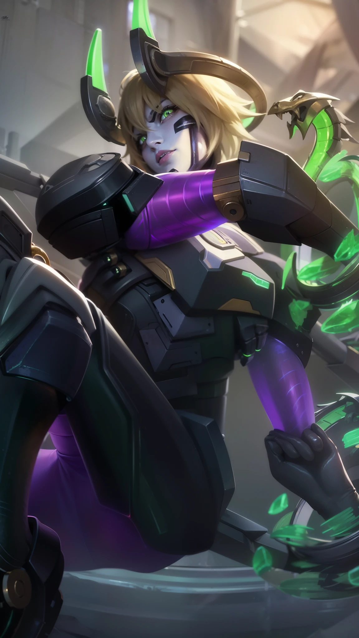 masculine male, masterpiece, ((perfect eyes)) best quality, (semirealism:1.9), beautiful lighting, (extremely detailed CG unity 4k fhd wallpaper), High Detail, Sharp focus, dramatic outdoors, 25 years old, blue short hair, Boy with two big horns, big earrings on ears, elf ear, red eyes, Thick eyebrows, evil smile, grinning, red body, red face, Burning skin, yellow diamonds glistening on chest, burning red skin, golden robe behind, big white belt, 8k, realistic, tato, scary, strong red eye glow (red eye:1.2).