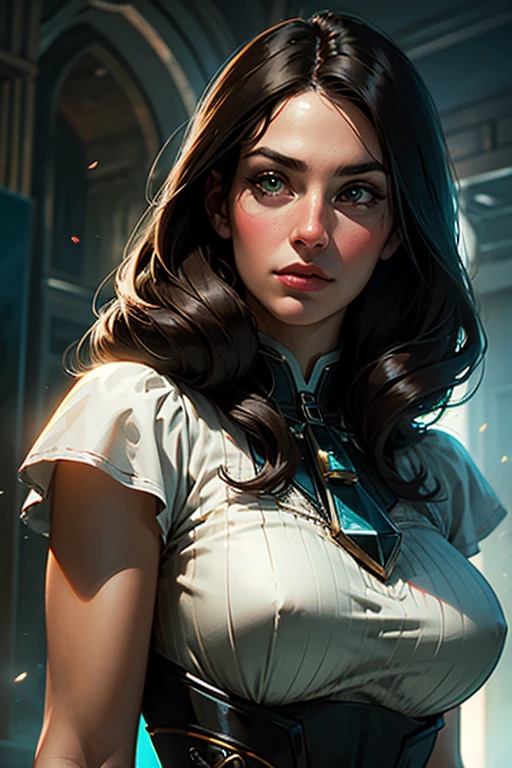 No face change (RAW photo, best quality), (realistic, photo-realistic:1.3),best quality,highly detailed,masterpiece,ultra-detailed,illustration,1girl,upper_body,dynamic angle,world masterpiece theater,messy_long_hair,best quality,extremely detailed CG unity 8k wallpaper,ink,Amazing,cinematic lighting,lens_flare,,dunhuang_style