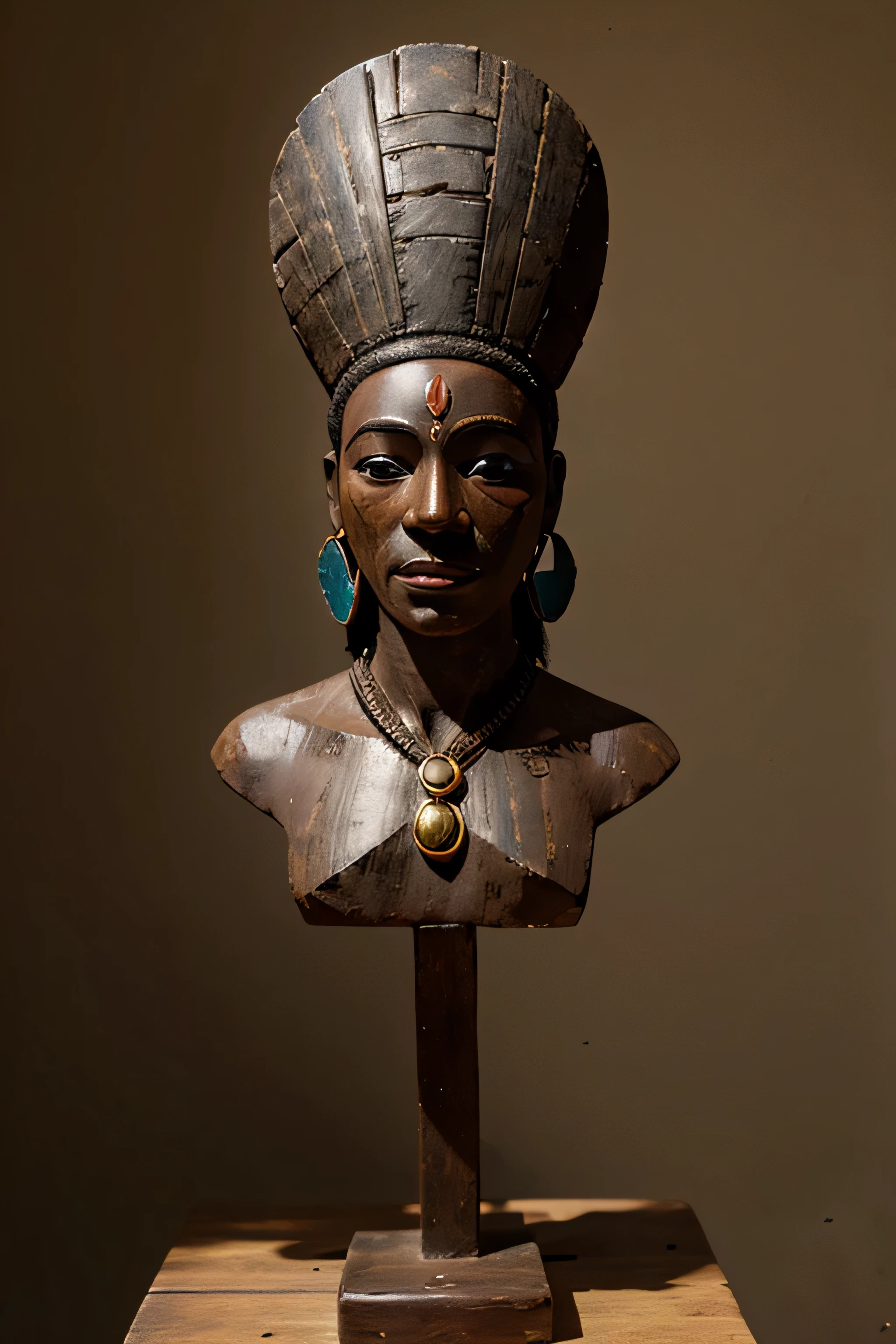 Create an African Spirit Mask Sculpture: MEMORIES, bodies and representations based on paintings by the artist Naguib