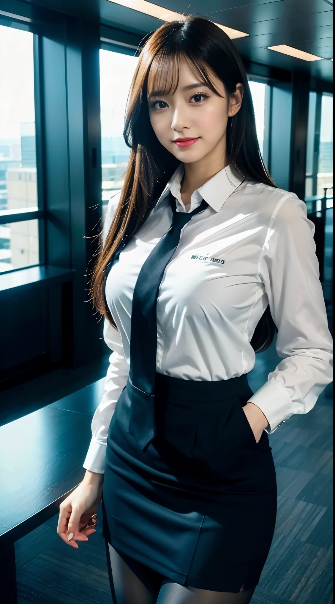 (masterpiece), ((highest quality)), (masterpiece,highest quality,official art,Highly detailed CG Unity 8K wallpaper), , photograph, Classy upper class elite secretary wearing business shirt, work in the office,Wearing a strict business suit, wearing pantyhose,wear luxury high heels,girl wearing a shirt, business suitを着ている, huge tit,whole body,business suitを着ている, business suitを着て, business woman, business wear, Wearing a black business suit, wear a shirt and skirt, A woman wearing a business suit, business suit, business attire,dramatic lights，view viewer，
