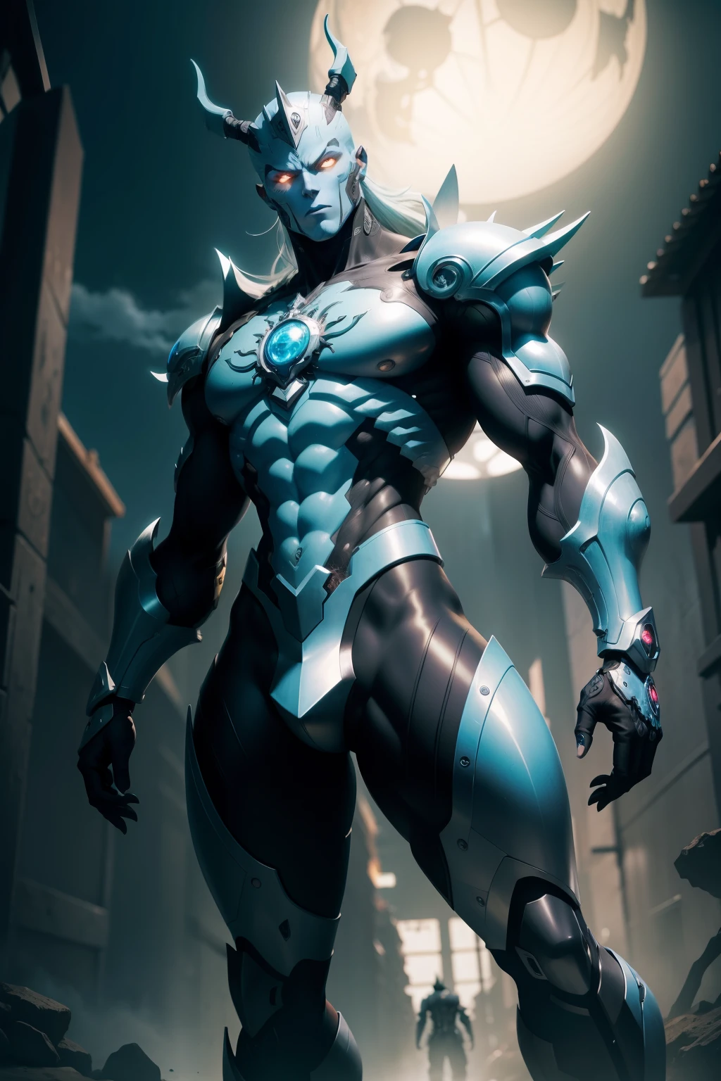 Blue dragon man