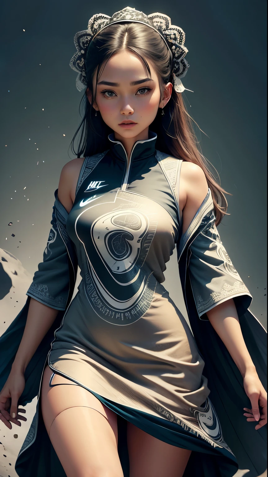 Nike dress with traditional design