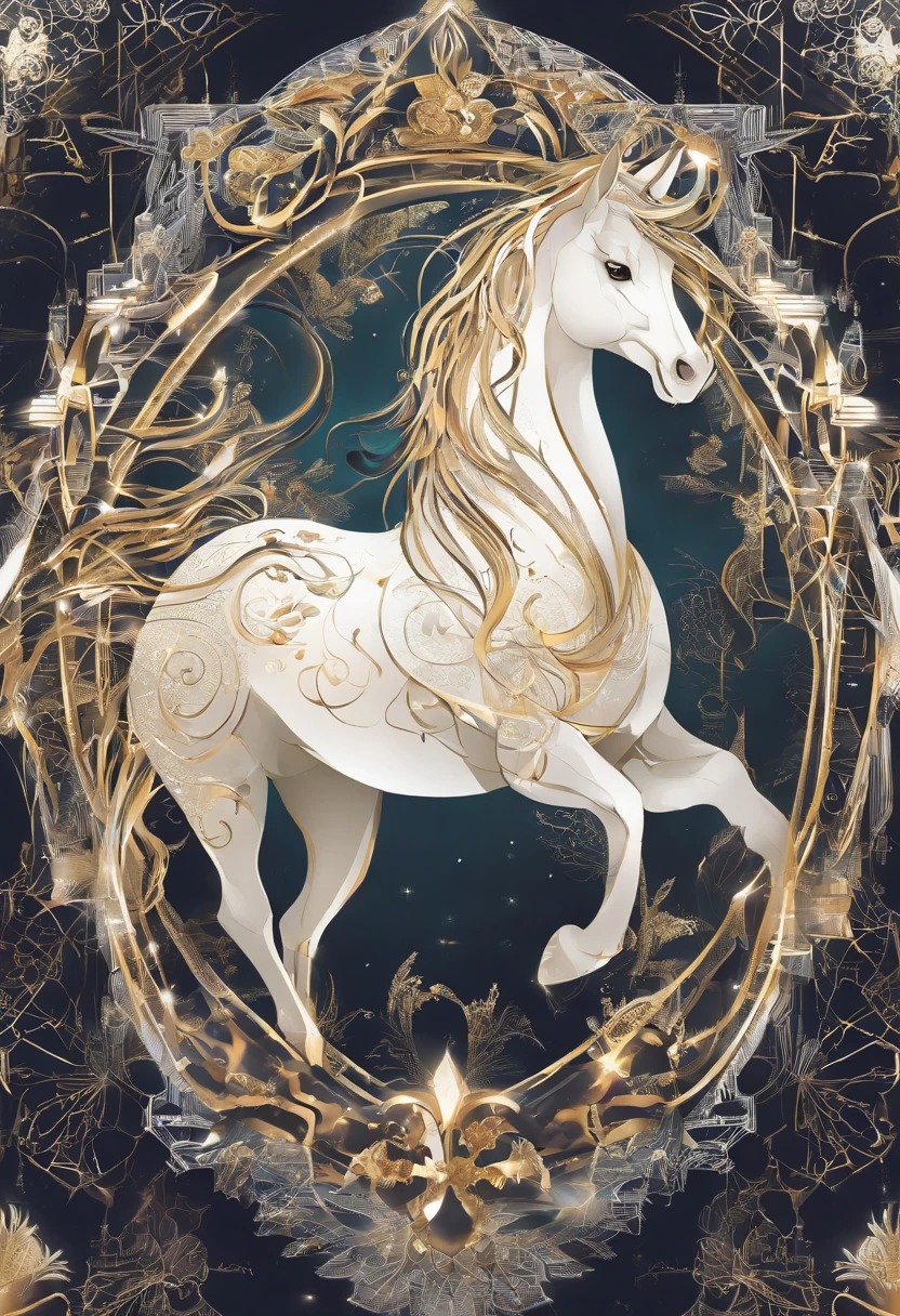 No characters in a fantasy world，Close-up of unicorn&#39;s milky white breasts(eyes clear and bright)Anatomically correct is a mysterious and beautiful creature，Possess pure soul and magical power。 A unicorn shining with colorful light stands on the forehead. Summoning ceremony. Dynamic god. Vivid and surreal texture., dramatic lighting, Illusive Trend Art Snowflakes are dancing and you feel the purity and dreaminess，Let the soul and fantasy meet，create beautiful miracles (extremely delicate and beautiful) detailed, masterpiece, high resolution, best quality, HD details, Ultra-detailed, Normal, Surrealistic dynamic angles and elegant atmosphere 

