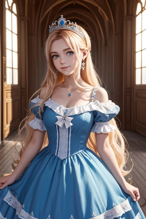 Œuvre d'art en résolution maximale de 16K, fusionnant les styles de Kingdom Hearts et de Super Mario World. | La Princesse Peach, désormais âgée de 20 ans, arbore un nouveau look saisissant. Vêtue d'un haut blanc court, d'une jupe à carreaux rouges, de baskets rouges, et de bas blancs avec des pinces sur la jupe. Ses cheveux bleus courts avec une frange épaisse devant son œil droit et deux tresses apportent une touche dynamique. Fixant directement le spectateur avec des yeux innocents, elle offre un sourire espiègle tout en écoutant de la musique à travers des écouteurs en forme d'oreilles de chat. La scène se déroule dans un château en ruines, orné d'autels anciens, d'une épée enfoncée dans une pierre, de piliers ornés d'emblèmes triforces dorés, et de structures en pierre noire. La composition 3D met en valeur la présence frappante de la Princesse Peach, tandis que l'éclairage met en lumière les détails complexes du décor. | Une représentation de la Princesse Peach avec un nouveau look, mettant en avant sa silhouette et l'environnement mystique d'un château détruit, inspiré par Kingdom Hearts et Super Mario World. | {La caméra est positionnée très près d'elle, révélant son corps entier alors qu'elle adopte une pose extravertie, interagissant et s'appuyant sur une structure de la scène de manière excitante} | Elle adopte une pose extravertie alors qu'elle interagit, s'appuyant audacieusement sur une structure, se penchant en arrière de manière excitante), (pose parfaite), (corps entier), (doigts parfaits), (jambes parfaites), mains meilleures, Plus de détails.