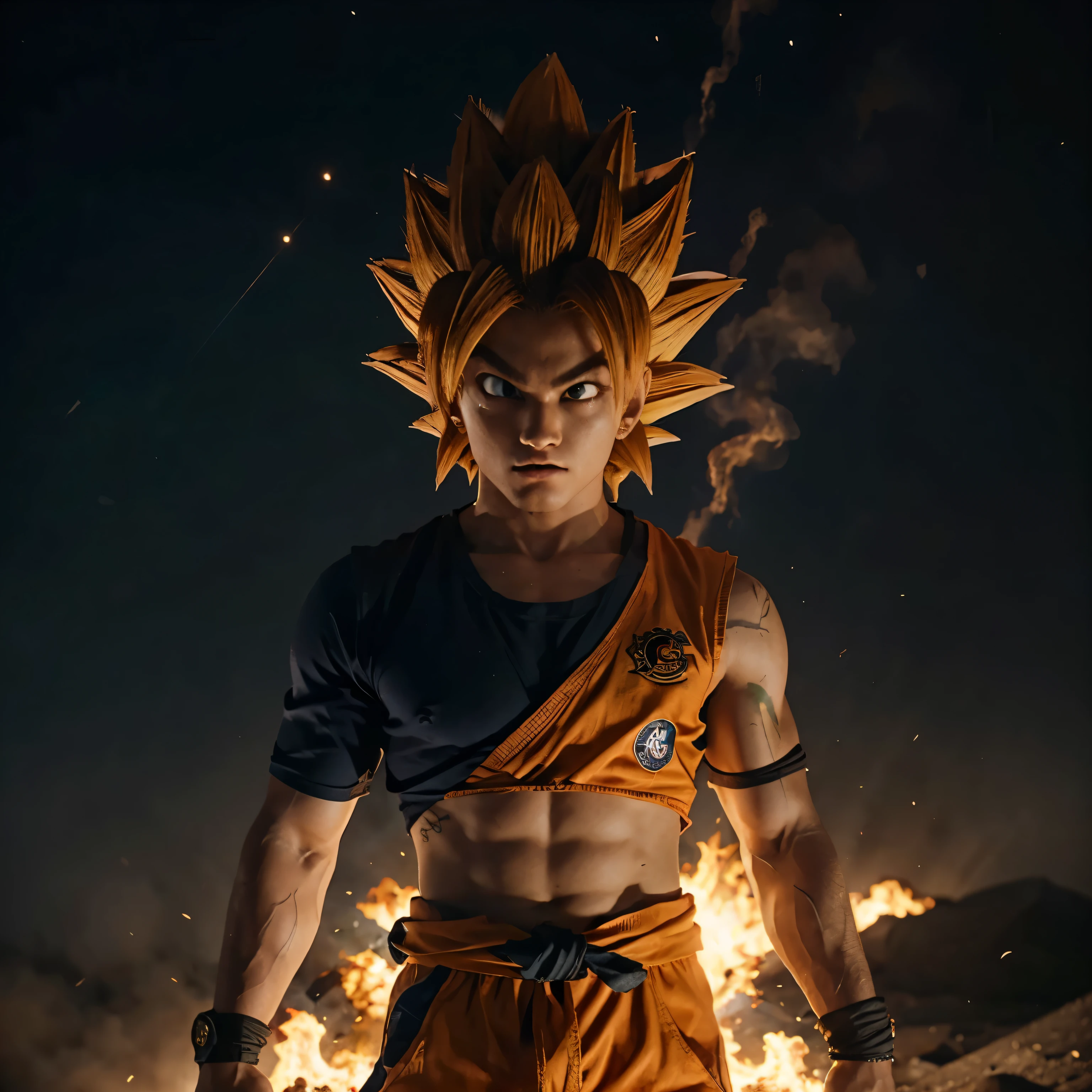 Geral imagem no pc marcha goku do dragon ball ultra realista