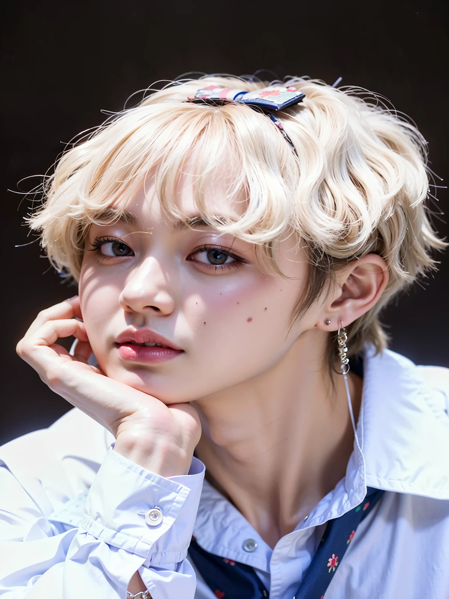 Close-up of a person wearing a tie and shirt., Chai Sukun, Taehyung eats Gucci French fries, Jungkook, Inspiration from Kunkan, Hyungtae, wan หน้าเกาหลีcuteจัง, Inspired by Bian Shoumin, Taejoon Kim, Portrait of jossi of blackpink, Jimin\plump lips of, Ten Lee, kim doyoung, BTS:, Jimin , cute , Kim Taehyung , beauty , taehyung bts , k-pop