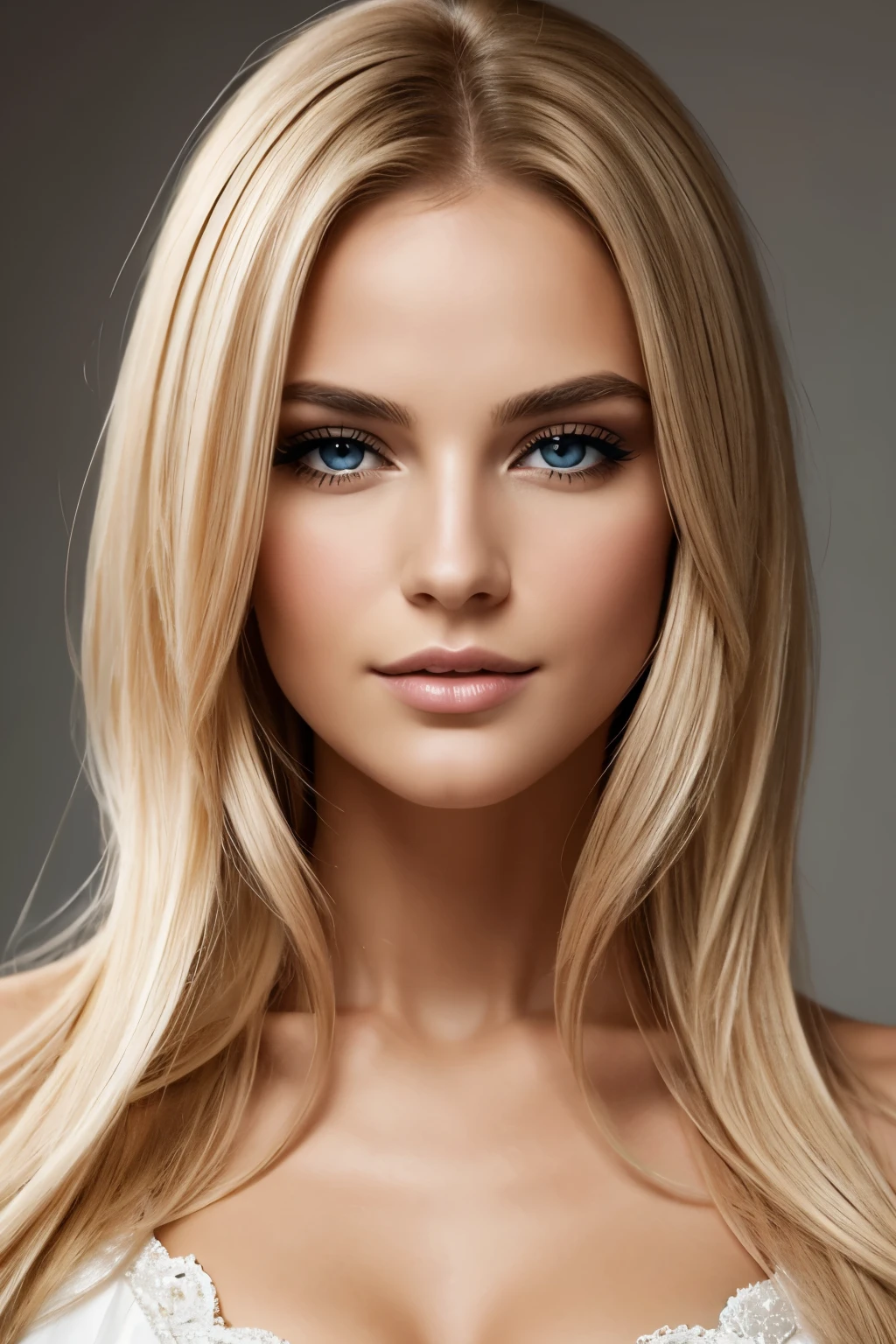 Femme au visage expressif, traits délicats, yeux captivants, cheveux blonds luxuriants. silhouette élancée, Athlétique. Présence magnétique, démarche gracieuse. Style vestimentaire sophistiqué, alliant glamour et élégance. le plus réaliste. hyper réaliste, haute qualité, Haute résolution, 8K