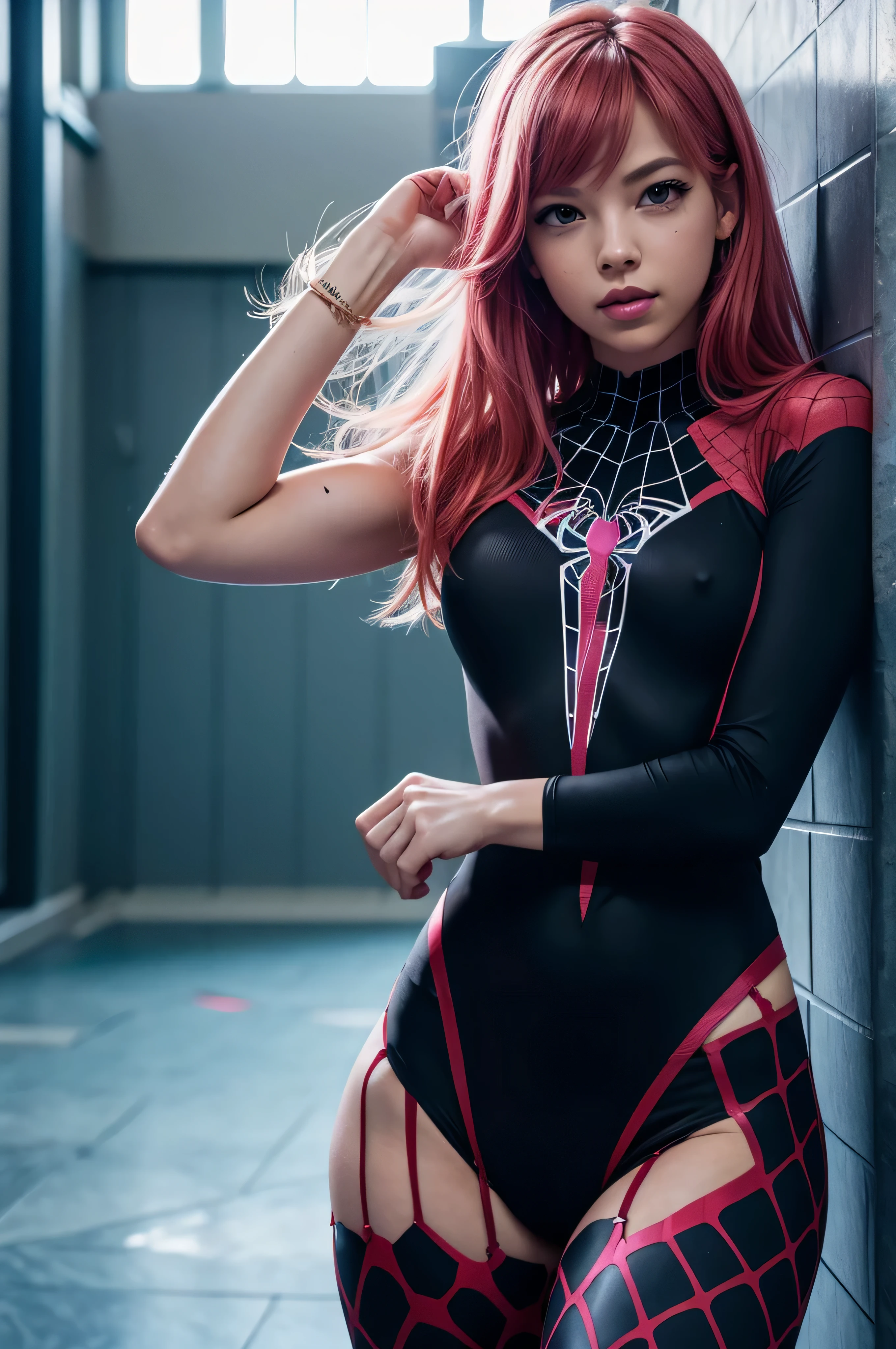 Lisa Blackpink as Spider Gwen
