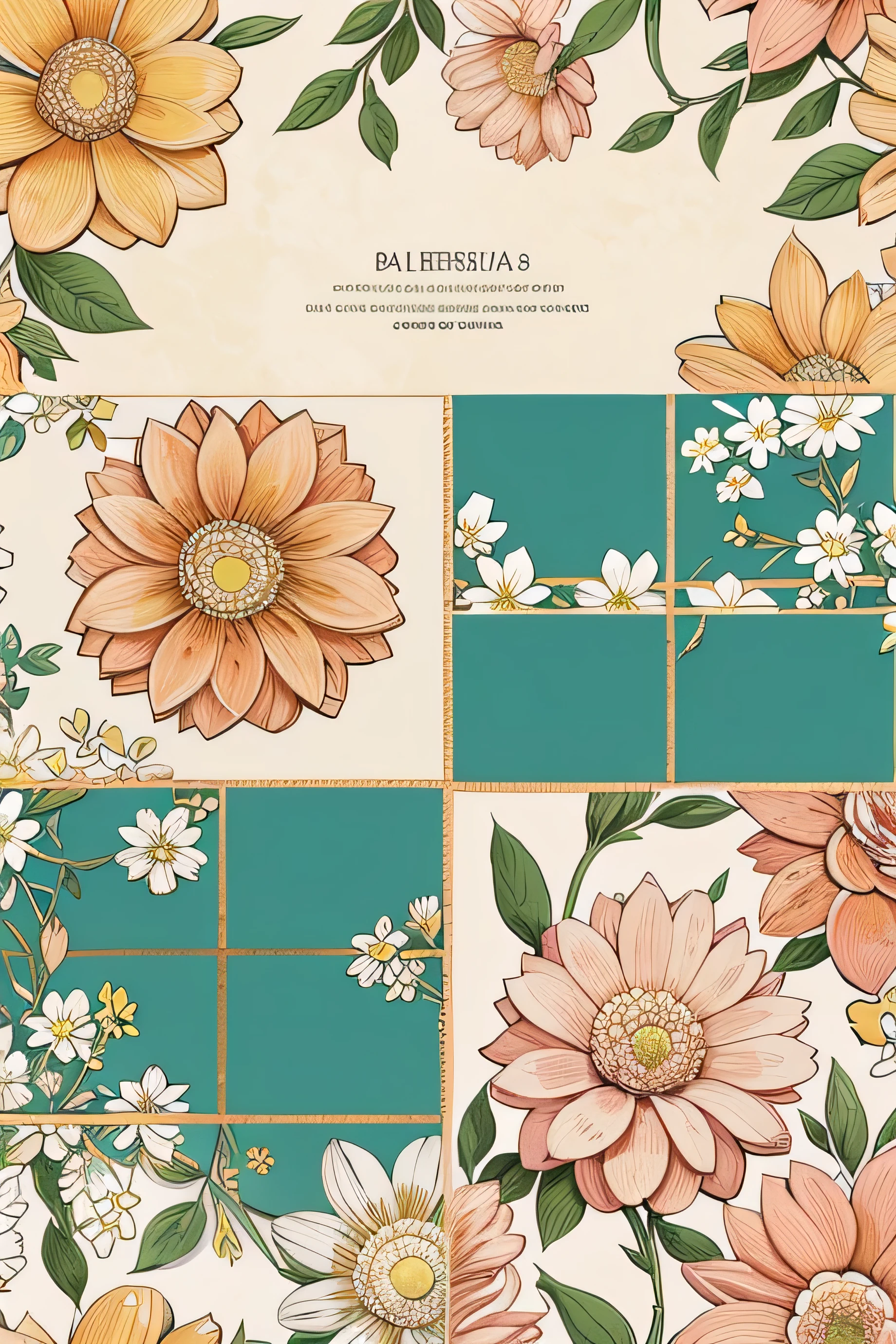 Papel digital de flores, flower seamless pattern, Estampados florales, fondo de flores, papel digital de primavera, papel digital floral, Scrapbooking, -- mosaico -- estilizar 1250 -- prueba -- crative -- s 20000 -- v 3