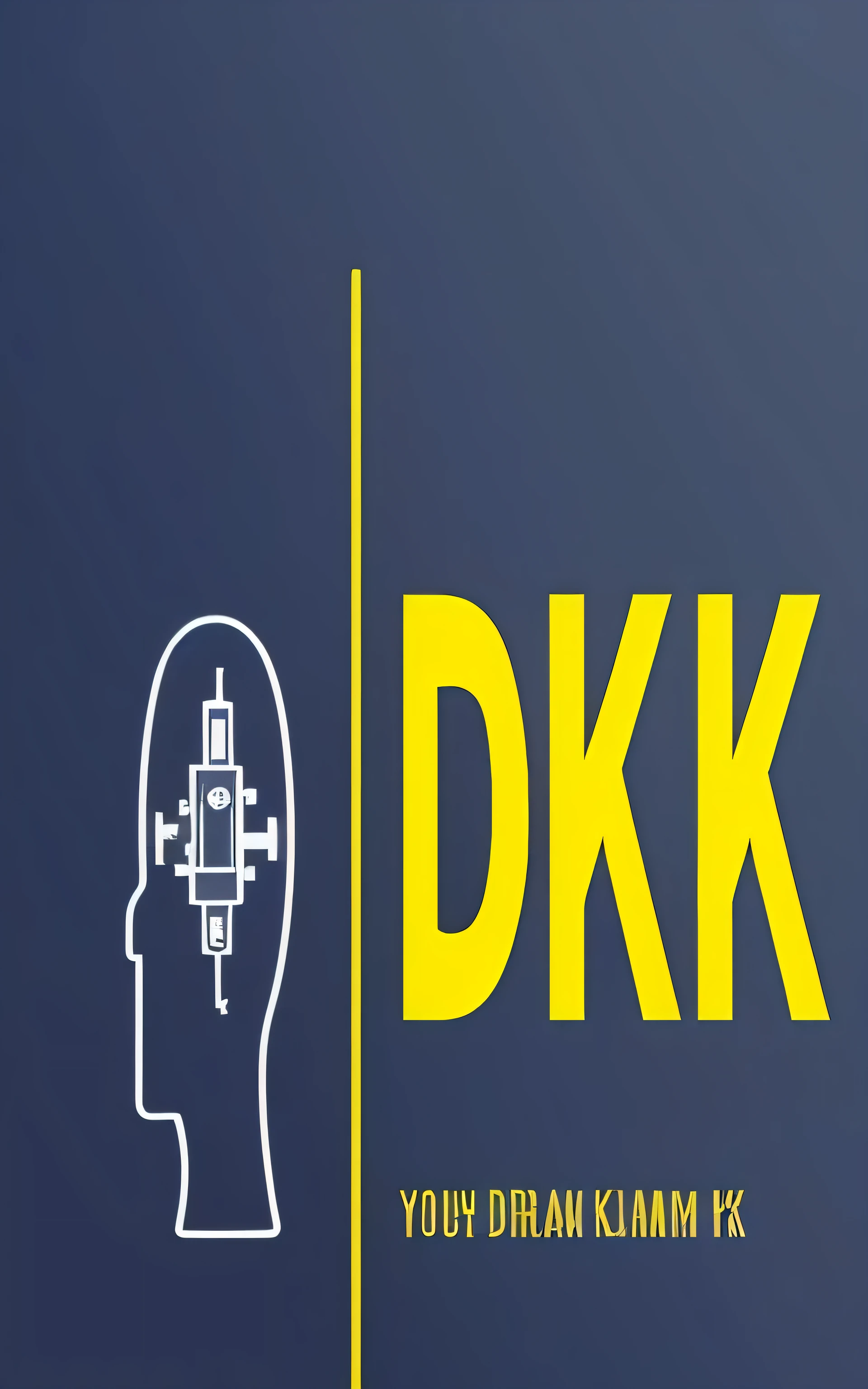 a close up of a person's head with a brain and the words dkk on it, inspired by Dong Kingman, inspired by Dorothy King, digital banner, dream - like, dream-like, dream like, header with logo, aka dream, by Dorothy King, digital art 8 k, digital art 8k, 4k detailed digital art, website banner