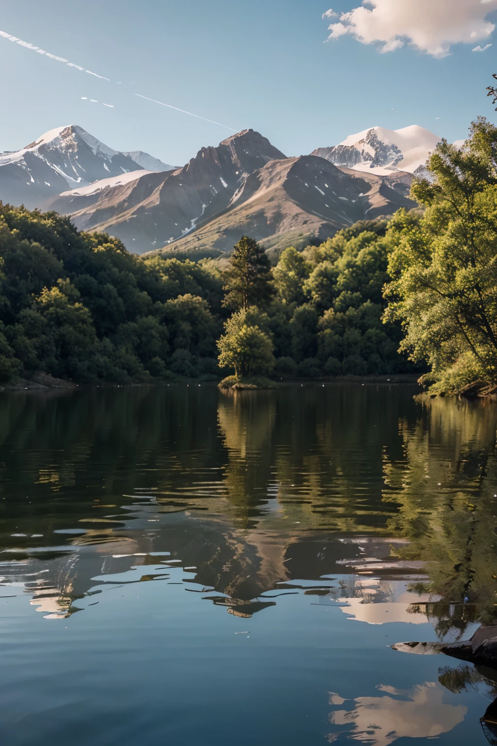create an image of the most unstressed most serene scene that there could be