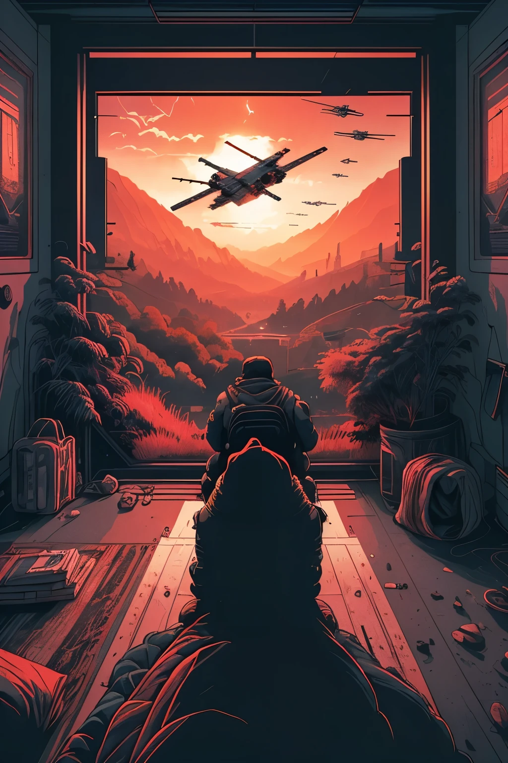 (best quality,highres,masterpiece:1.2),ultra-detailed,(realistic:1.37),(minimalistic:0.9),digital art,illustration,piloto x wing,star wars,sci-fi,minimalistic design,space,futuristic,blue tones,gradient,colorful,stylized,pilot,minimal details,finely crafted,geometric shapes,light and shadows,impressionistic background,texture,contrast,depth,action-packed,exciting,adventure,movie poster style