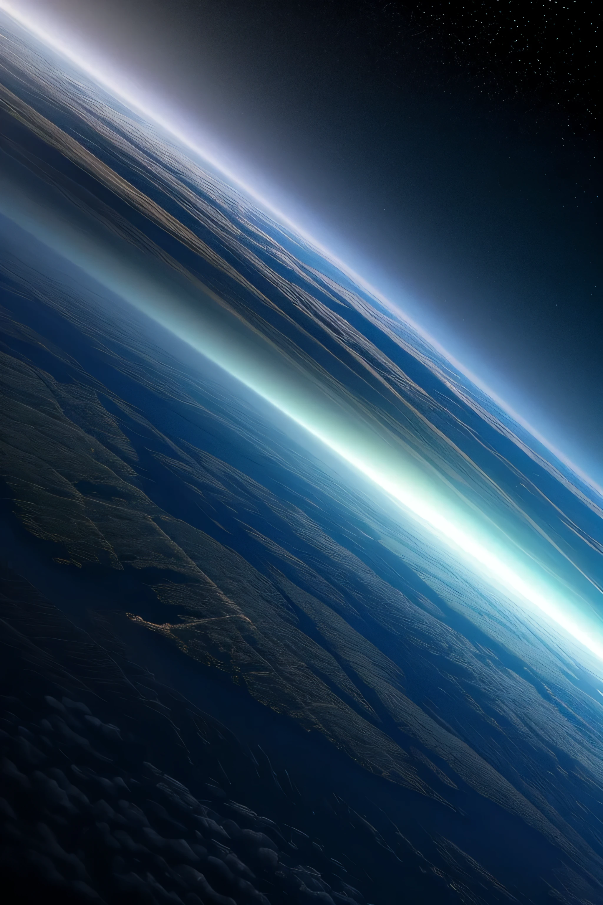fondo de pantalla para el encabezado del sitio web azul, con detalles de varios colores que generan confianza, frescura, corporation, should look like a photo from space