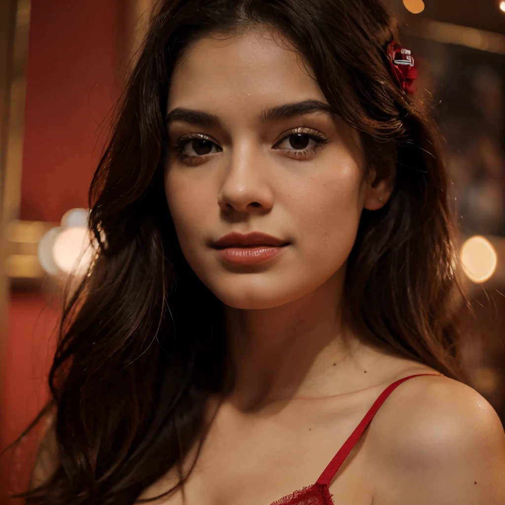 Rosa vermelha no universo
