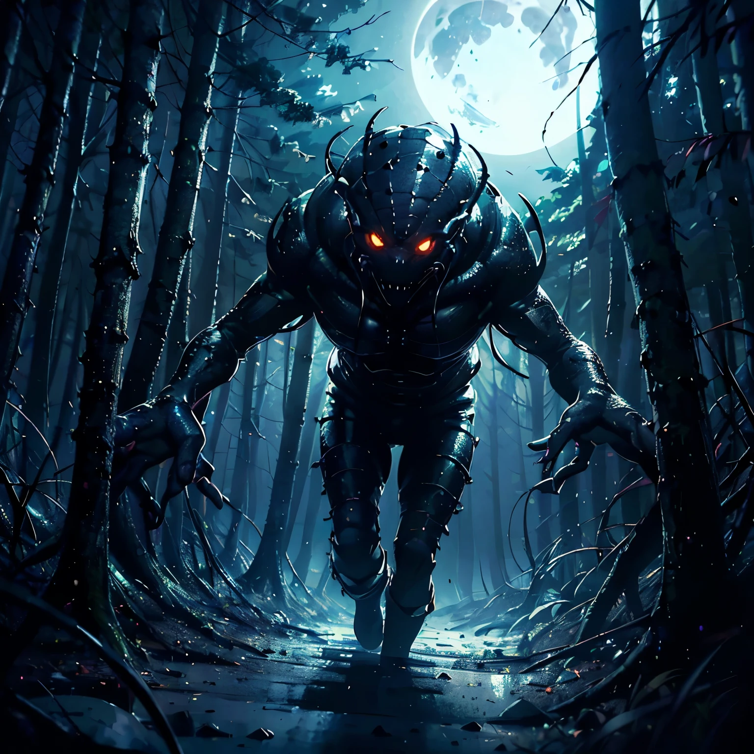 (best quality,ultra-detailed,realistic:1.37),(dark,ominous) eldritch horror,(scary,terrifying) creature crawling,(many:1.1) tentacles,(many:1.1) insect eyes,(eerie atmosphere),(moonlit) forest,(mysterious) swamp,(sinister) ambiance, (moonlight) reflections,(ominous shadows),(sinuous movements),(grotesque) appearance,(unique) unicorn horn,(golden) protruding from head,(mystical) creature emerging, (foreboding) environment, (eerie soundscape), (nightmarish) aura, (unearthly) presence, (unsettling) atmosphere, horror, raping luciwilde