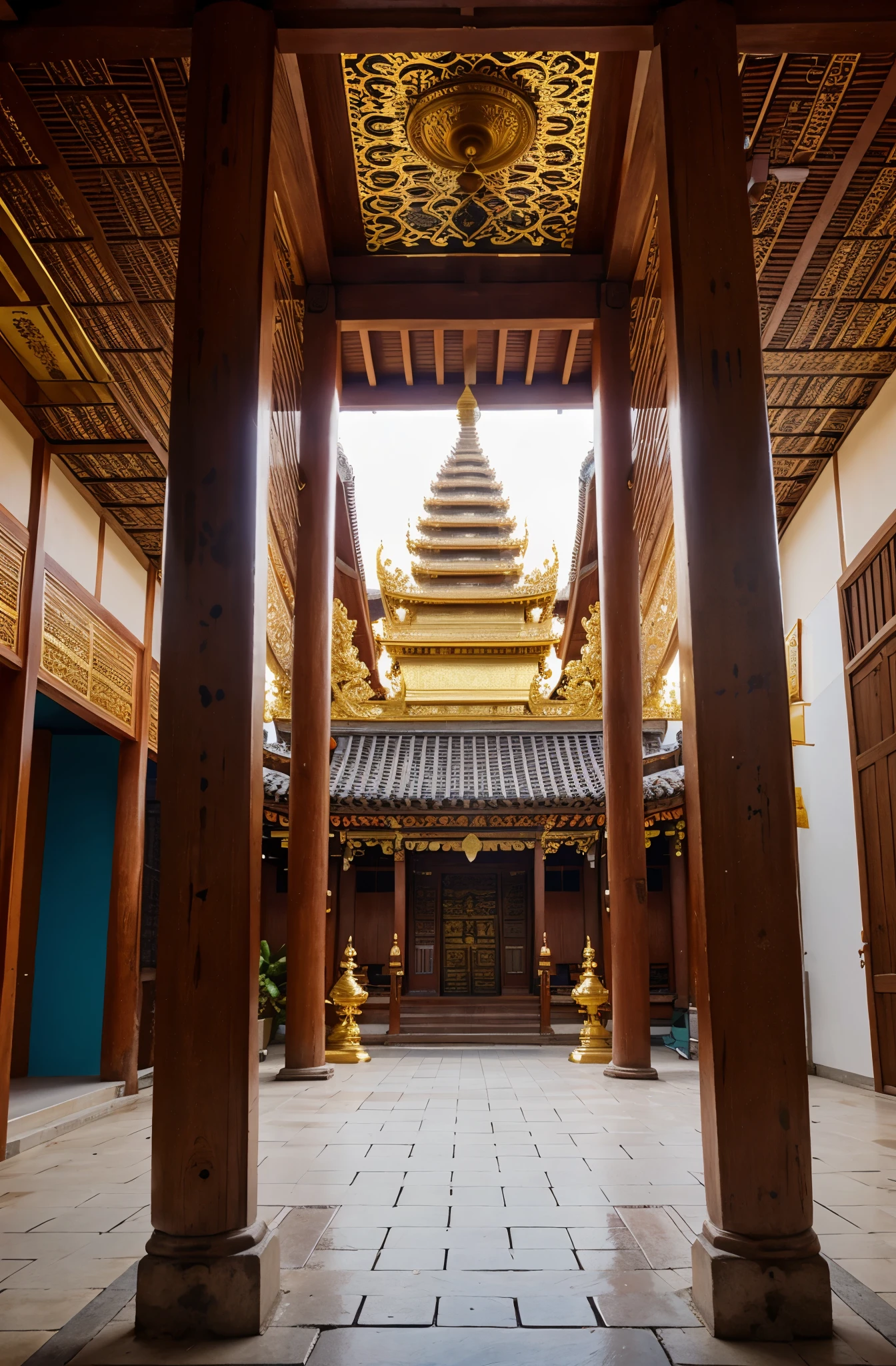 Temple, Southeast Asian, buddhist temple 